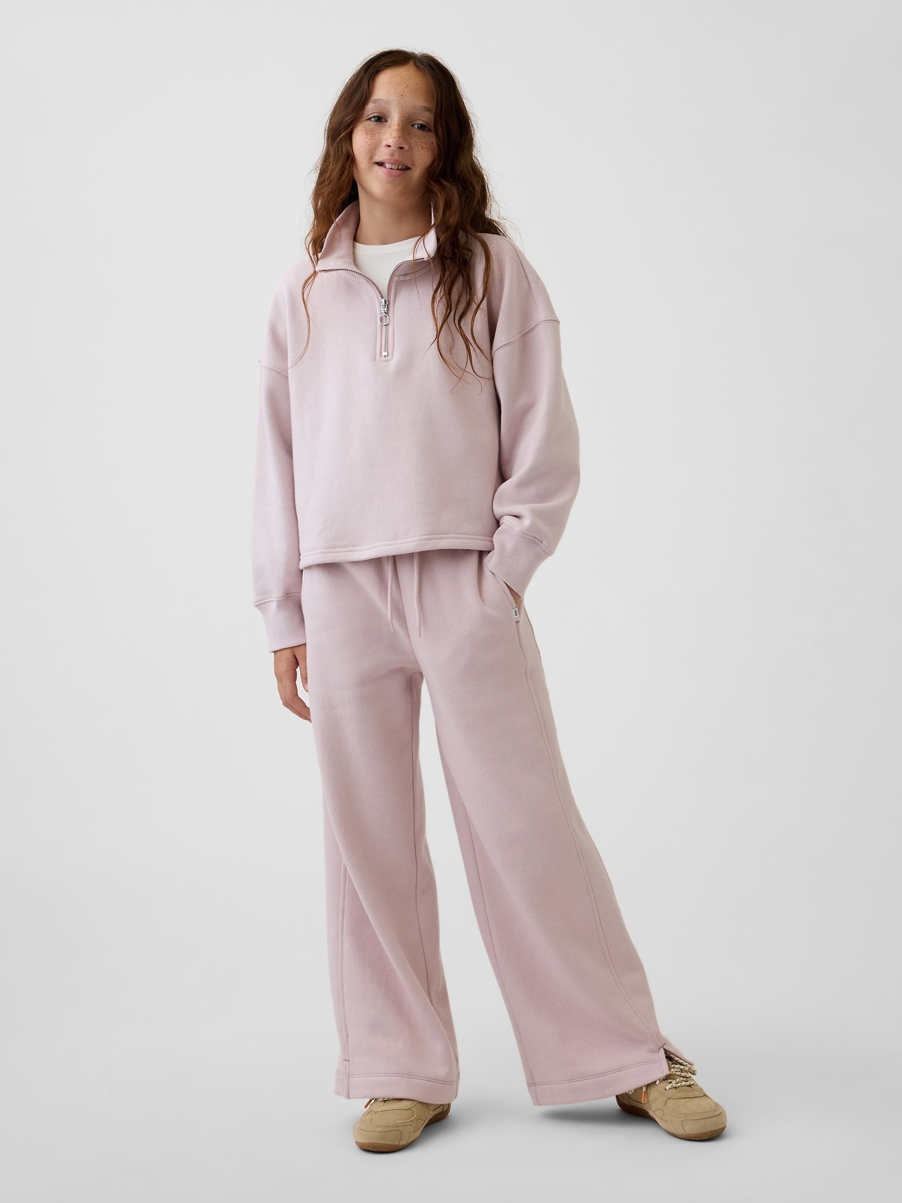 Pink VintageSoft Baggy Varsity Joggers - Image 3 of 5