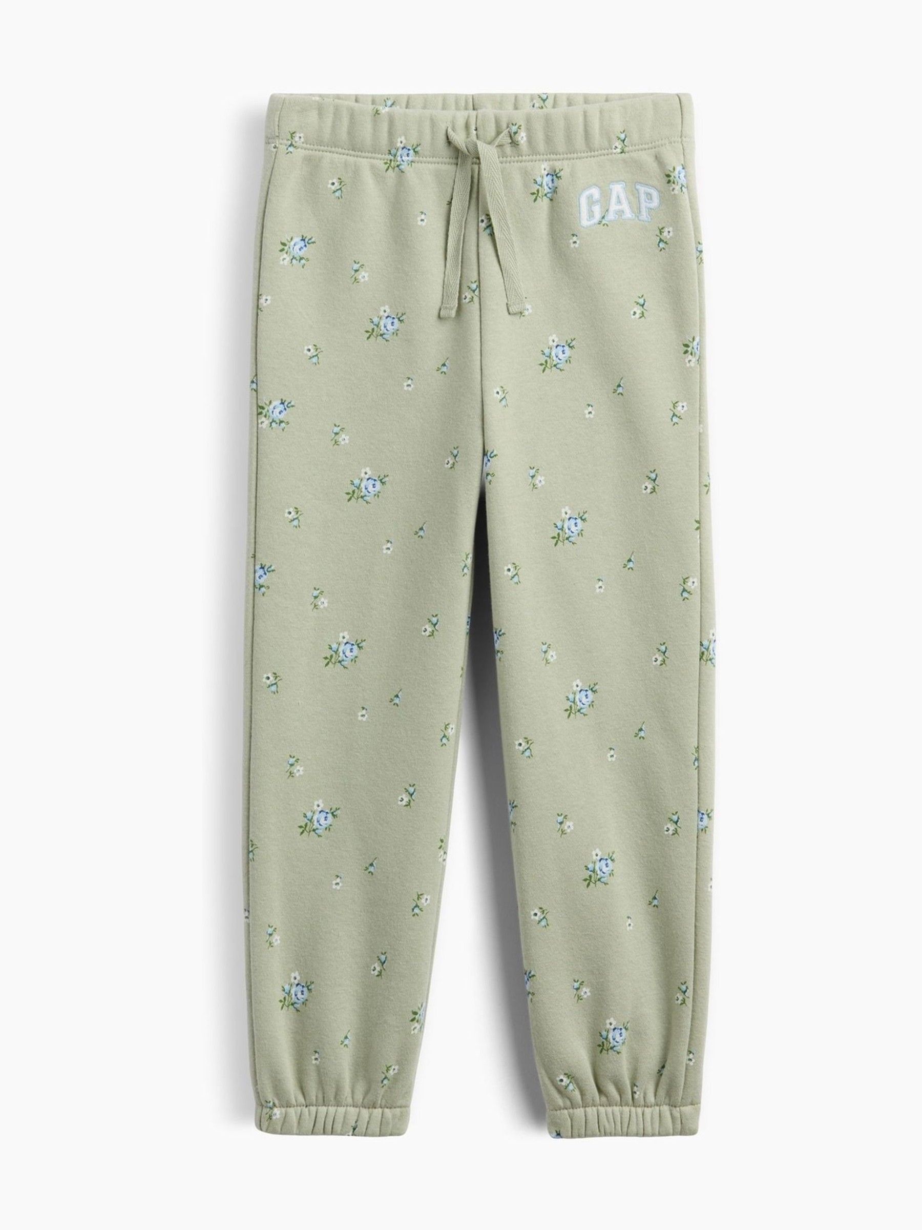 Green Pull On Logo Joggers - Image 1 of 3