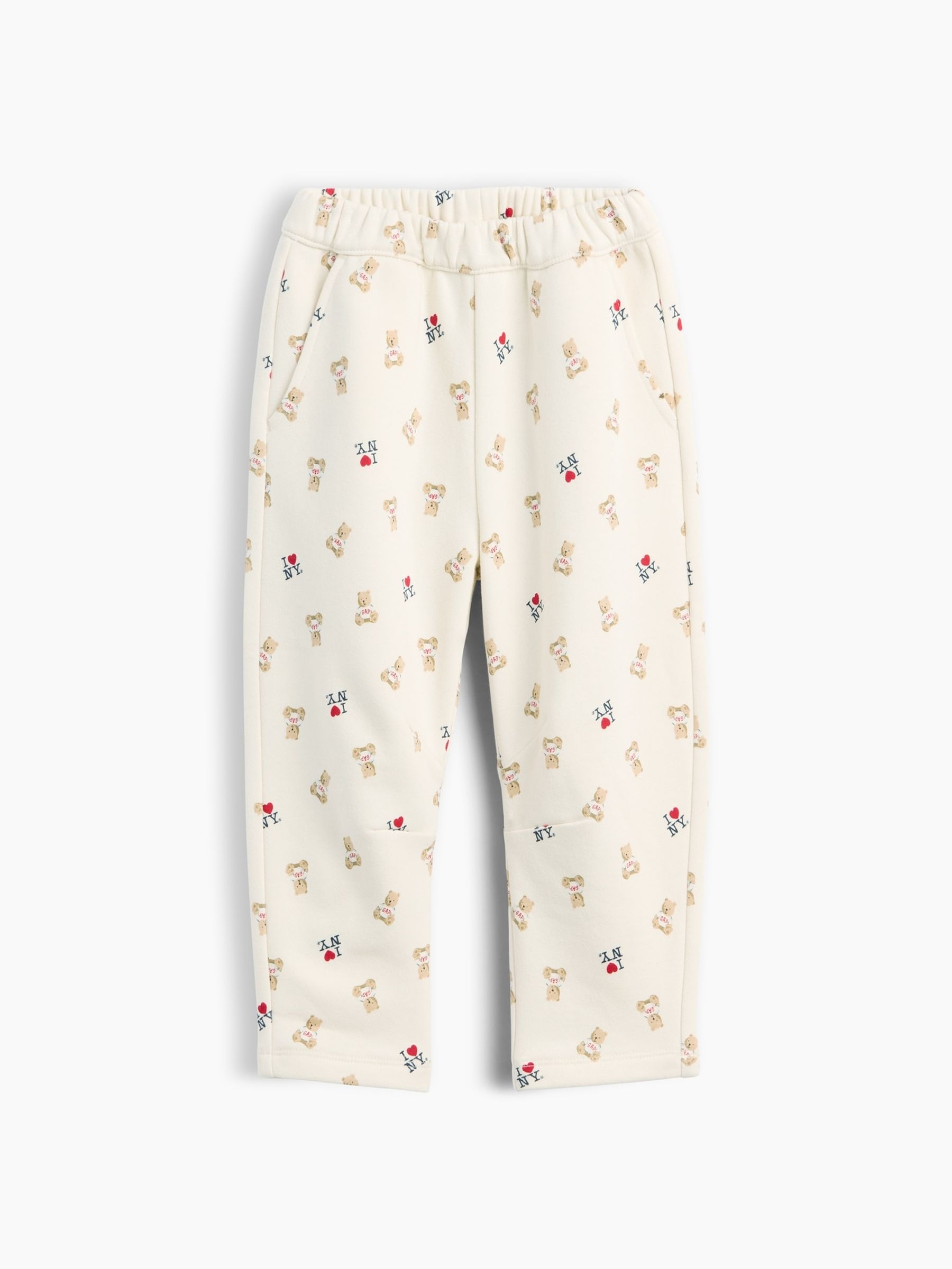 Cream Vintage Soft I Heart NY Barrel Joggers - Image 3 of 3
