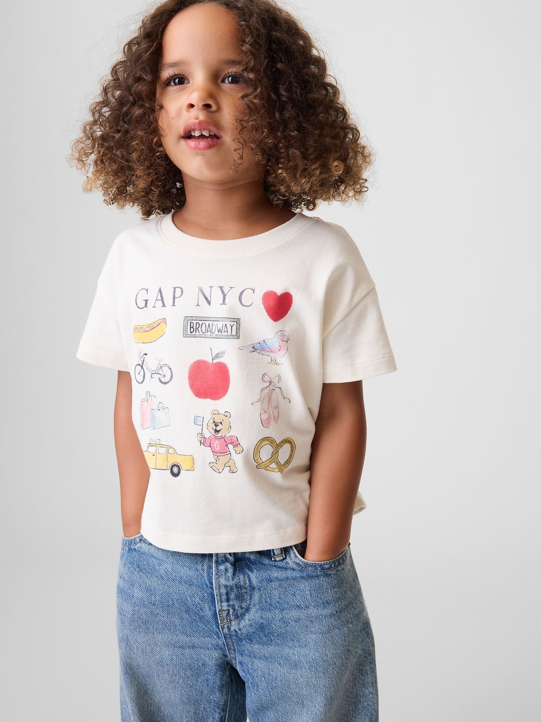 Cream NYC Graphic Short Sleeve T-Shirt - Image 1 of 3