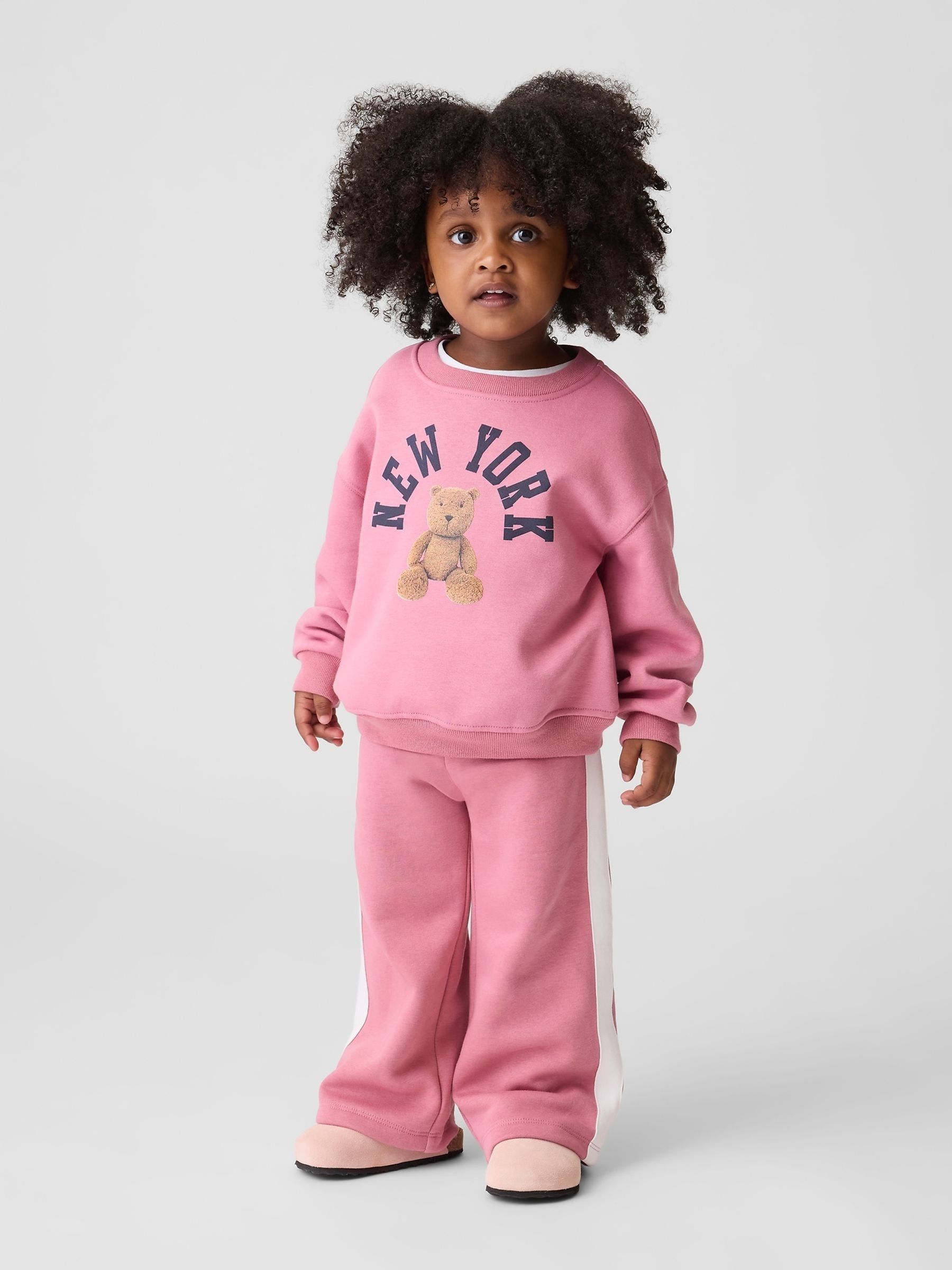 Pink Vintage Soft I Heart NY Barrel Joggers - Image 1 of 3