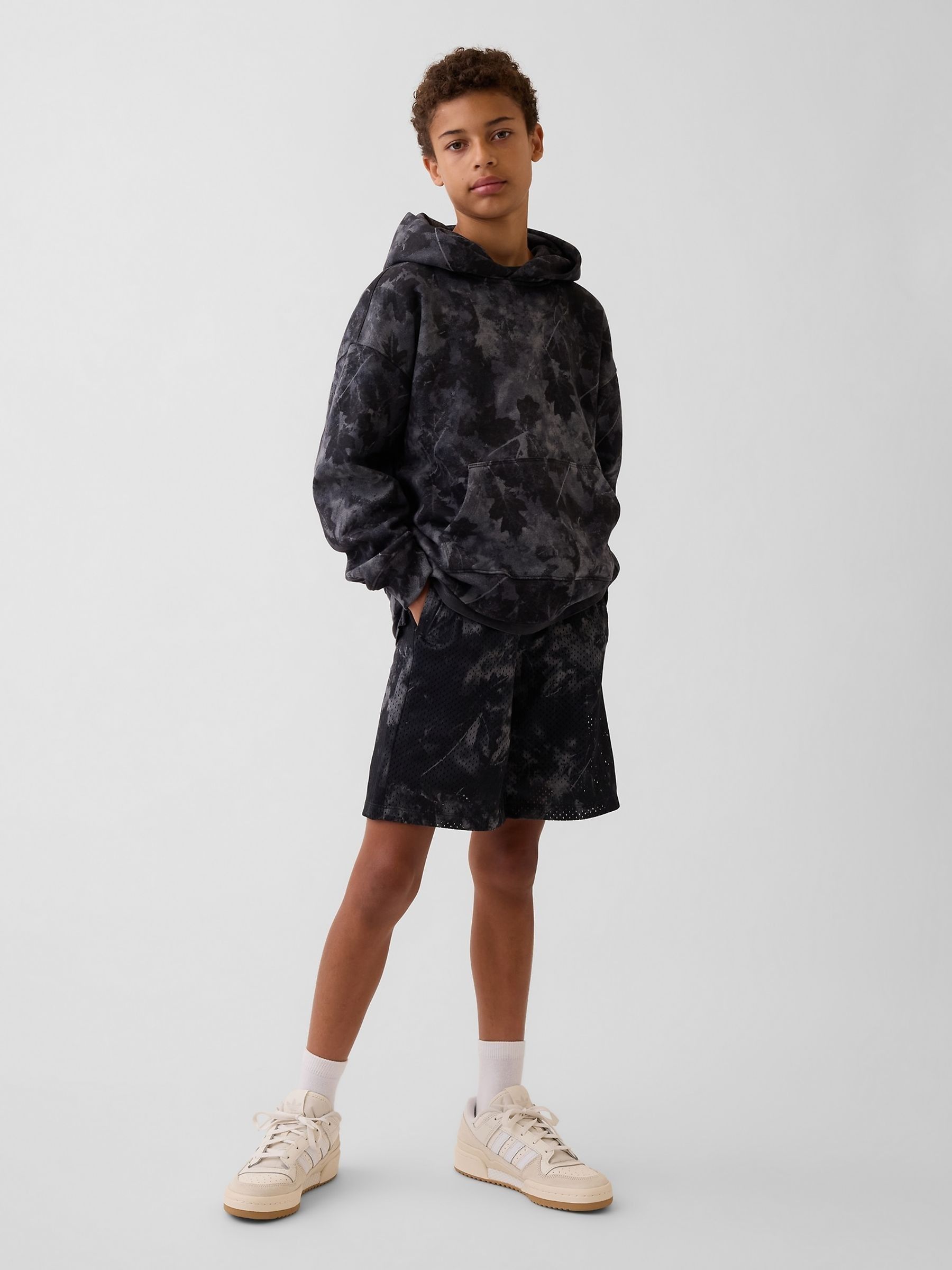 Black Camo Vintage Soft Relaxed Hoodie - Image 4 of 4