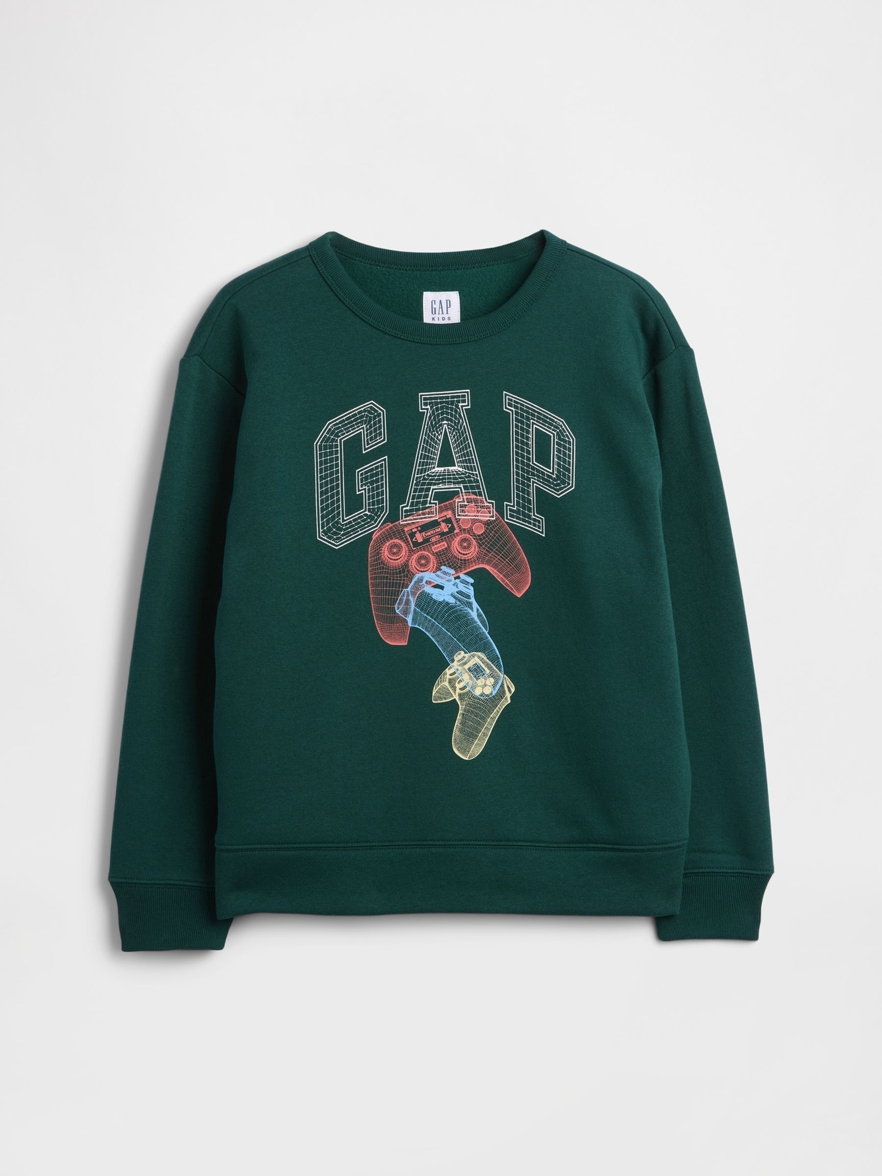 Green Relaxed Logo Sweatshirt - Image 1 of 3