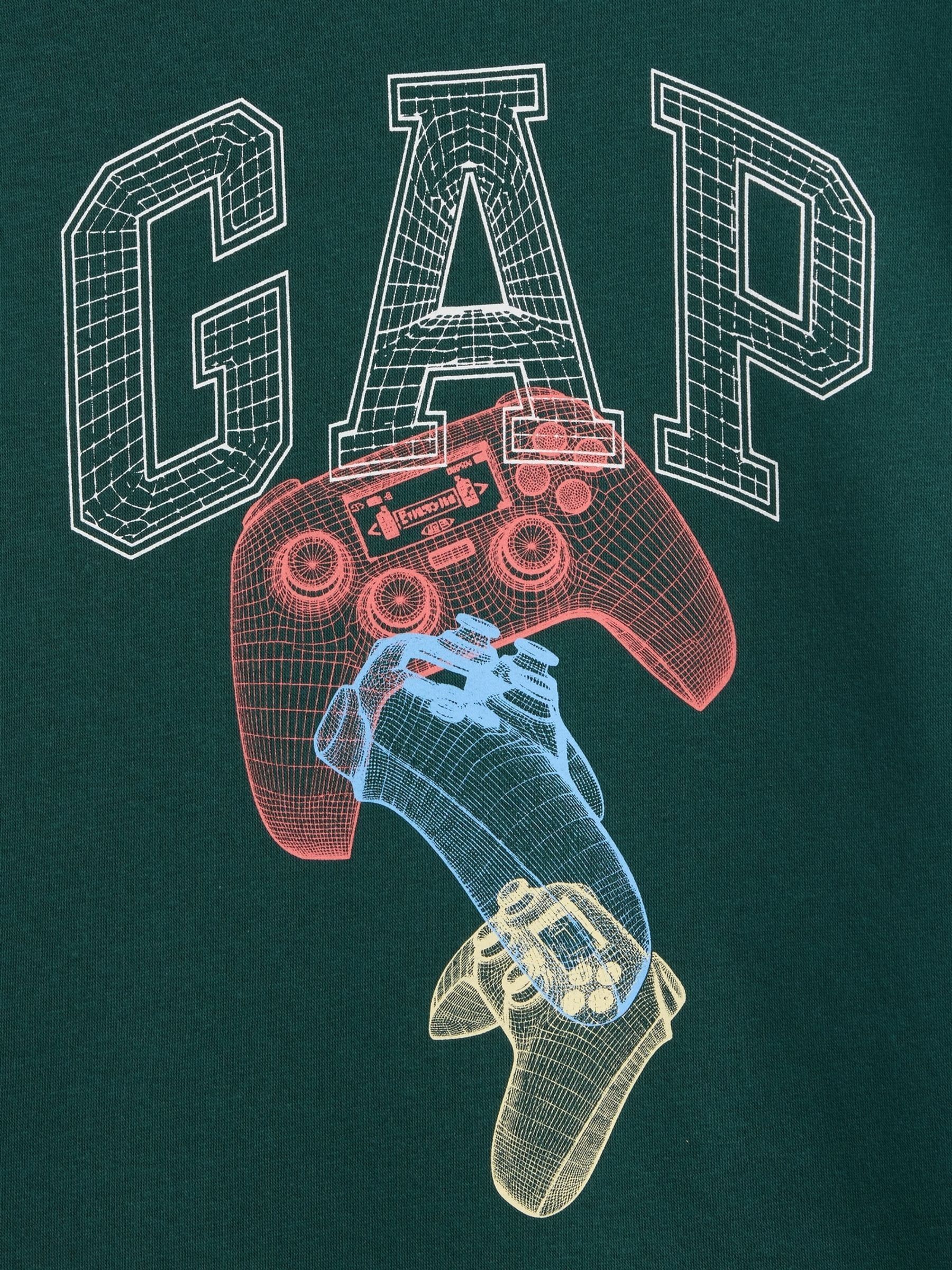 Green Relaxed Logo Sweatshirt - Image 3 of 3