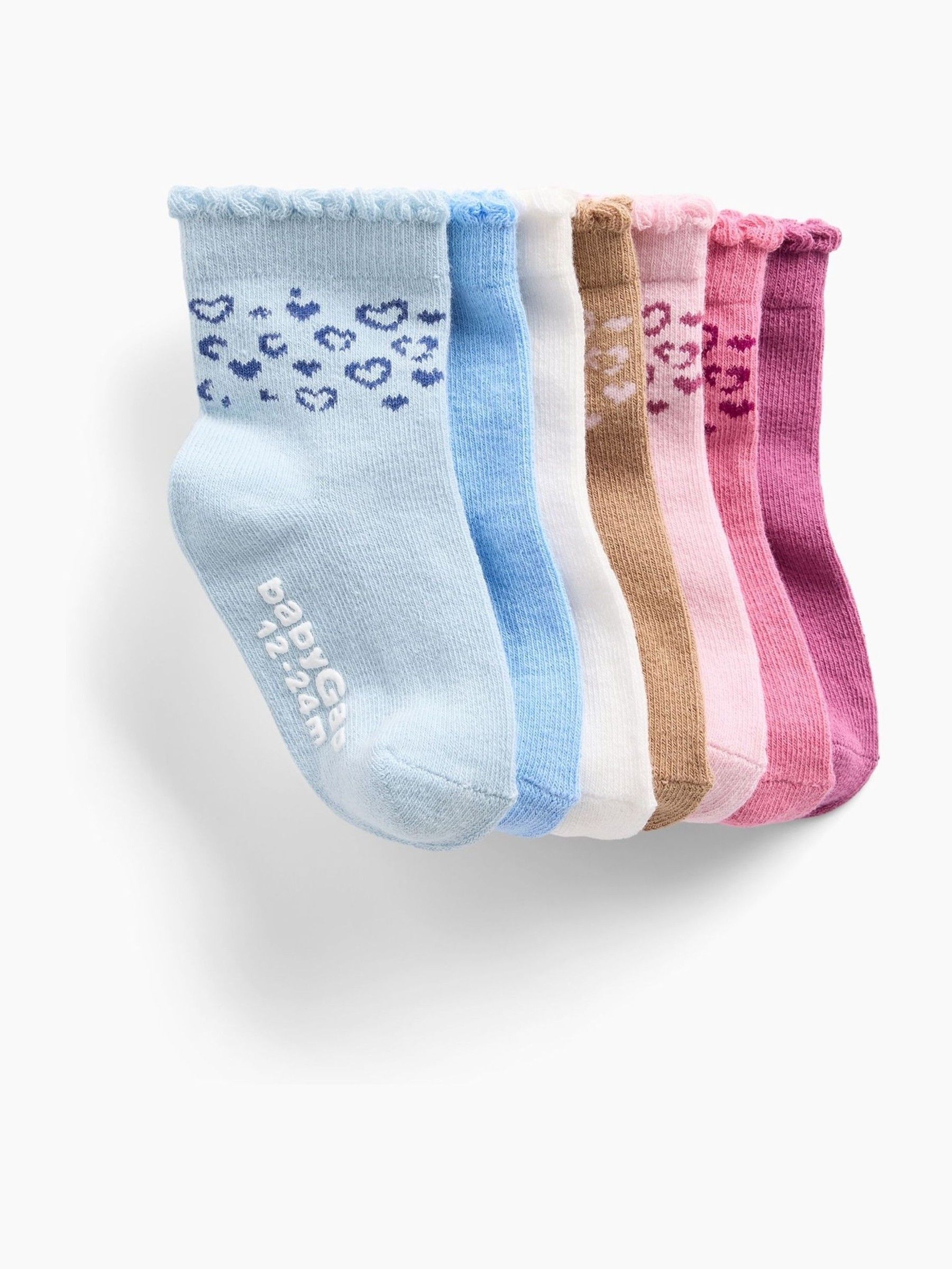 Multi Crew Socks 7-Pack - Image 1 of 1
