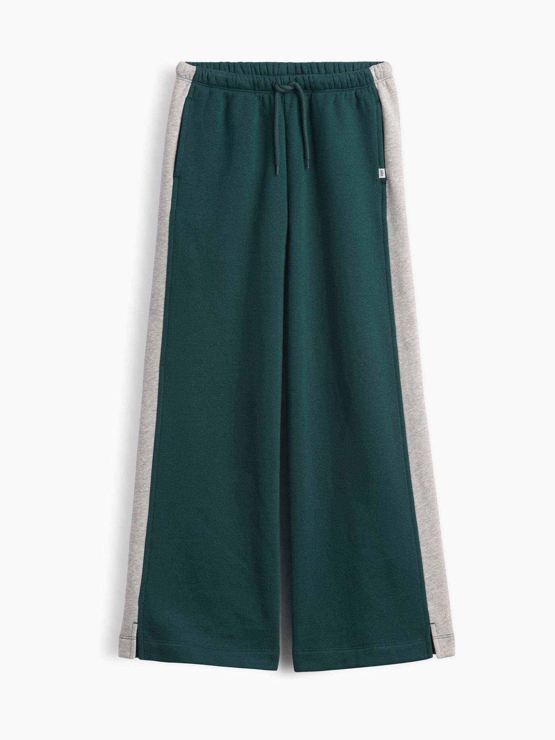 Dark Green VintageSoft Baggy Varsity Joggers - Image 4 of 5