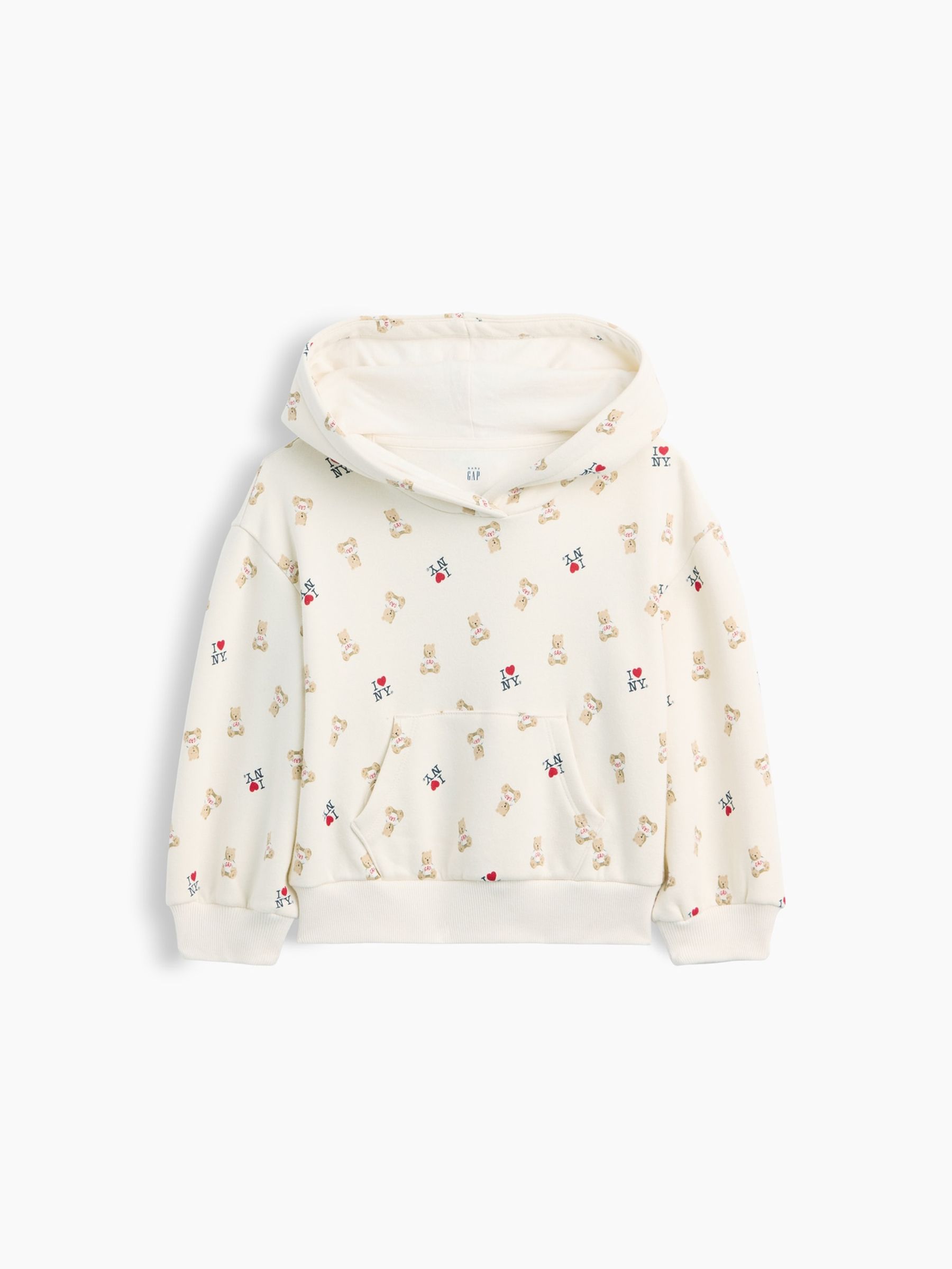 Cream Vintage Soft I Heart NY Hoodie - Image 1 of 4