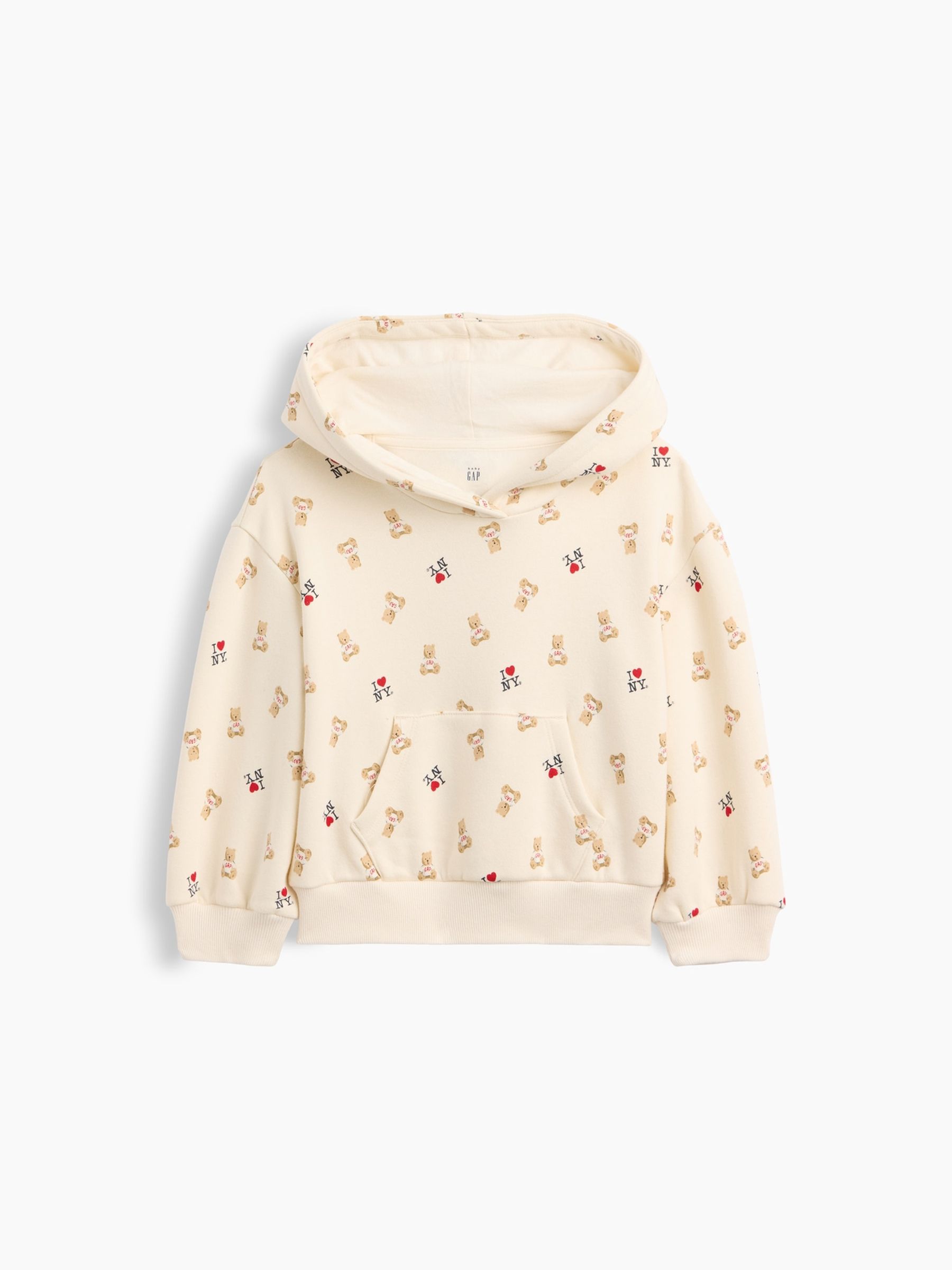 Cream Vintage Soft I Heart NY Hoodie - Image 3 of 4