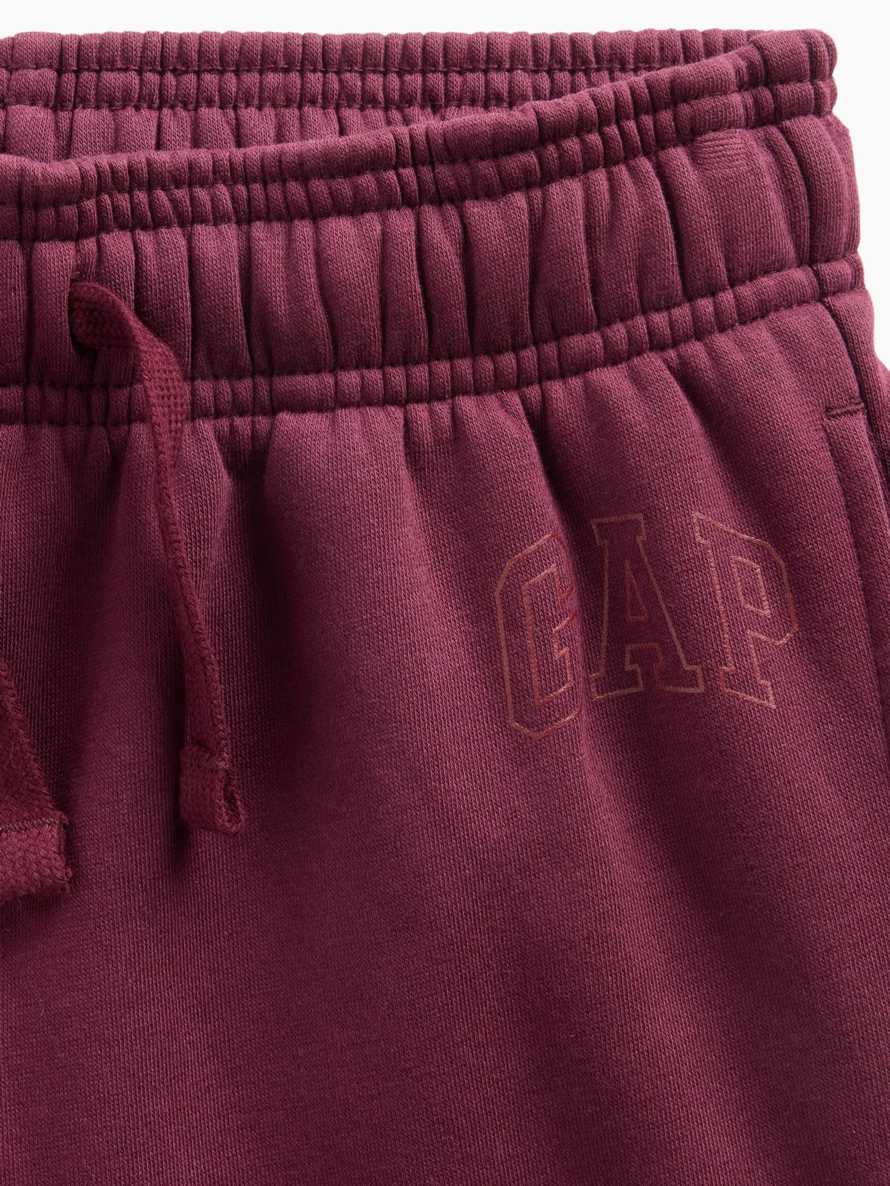 Burgundy Red Relaxed Logo Joggers - Image 3 of 3 Burgundy Red Relaxed Logo Joggers - Image 3 of 3