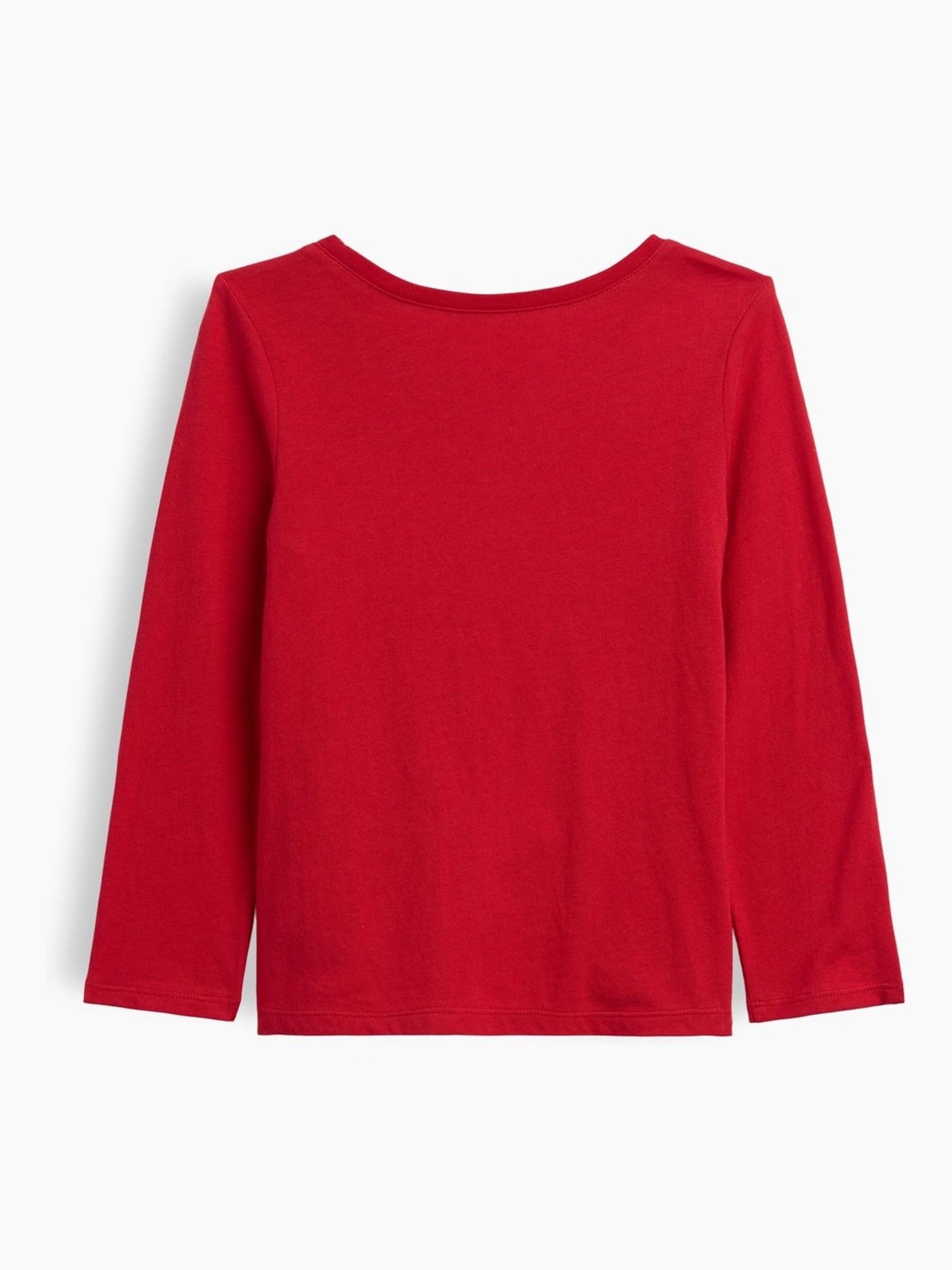 Red Apple Graphic Long Sleeve T-Shirt - Image 2 of 3