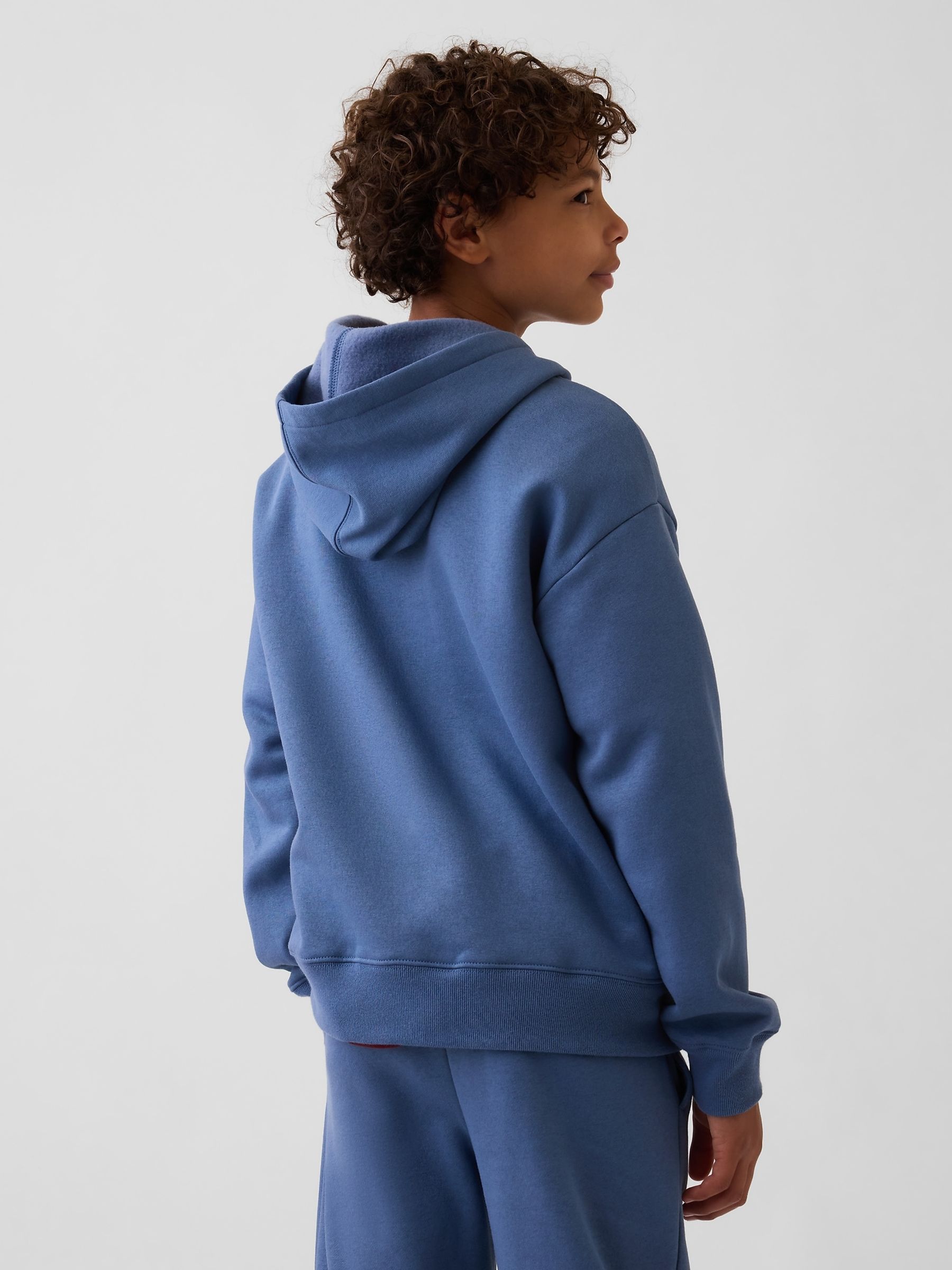 Blue Relaxed Logo Hoodie - Image 2 of 5