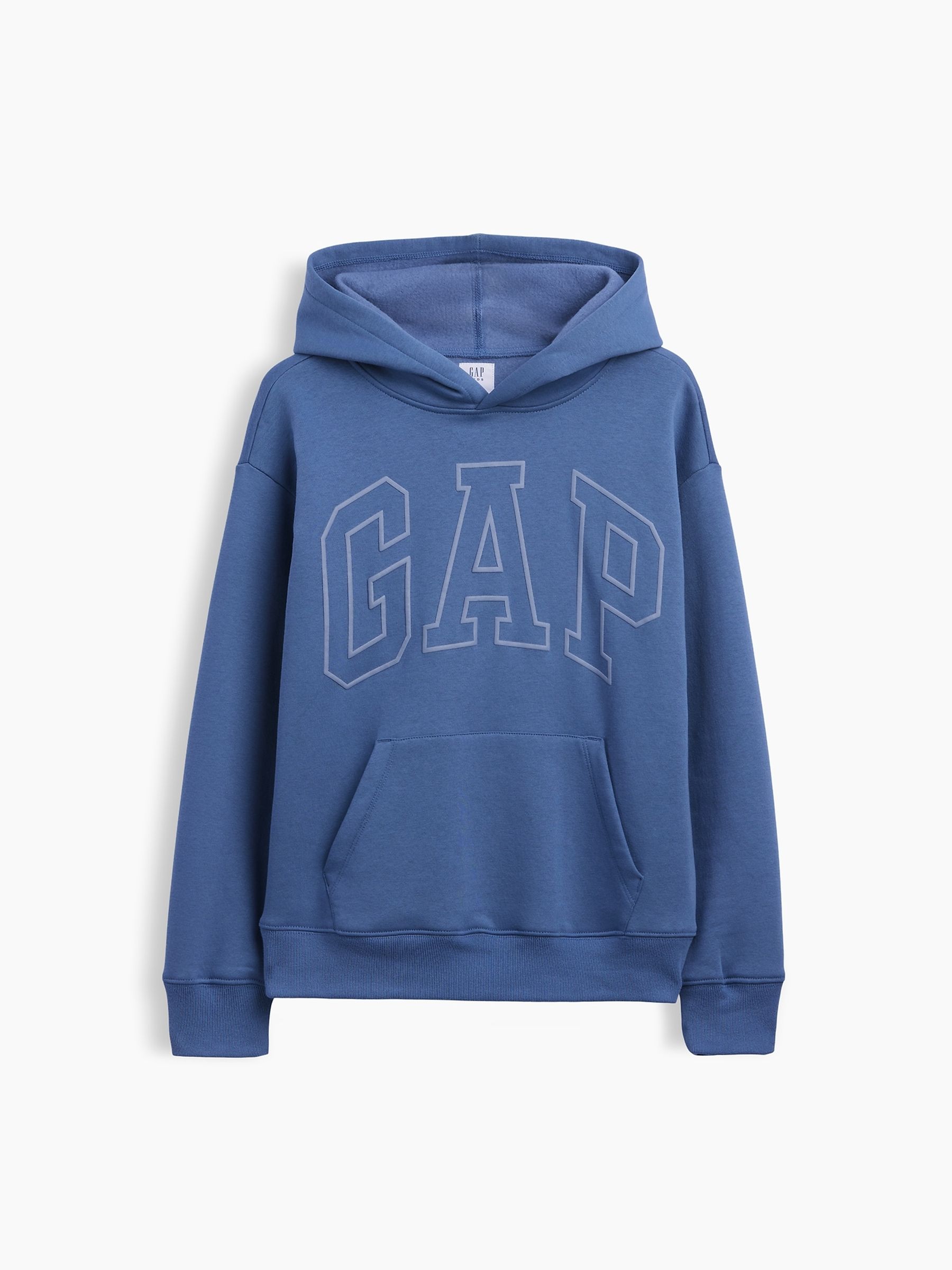 Blue Relaxed Logo Hoodie - Image 4 of 5