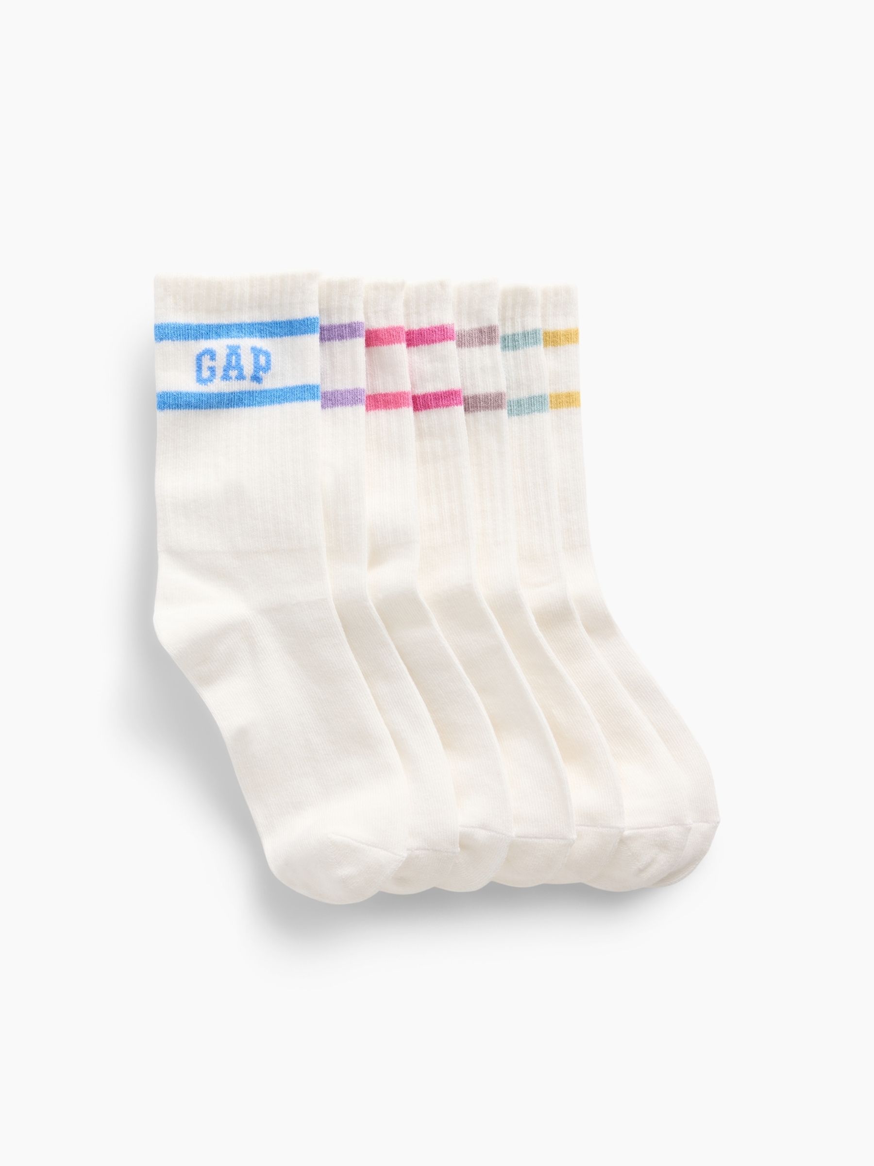Blue/White Varsity Logo Socks 7-Pack - Image 1 of 1