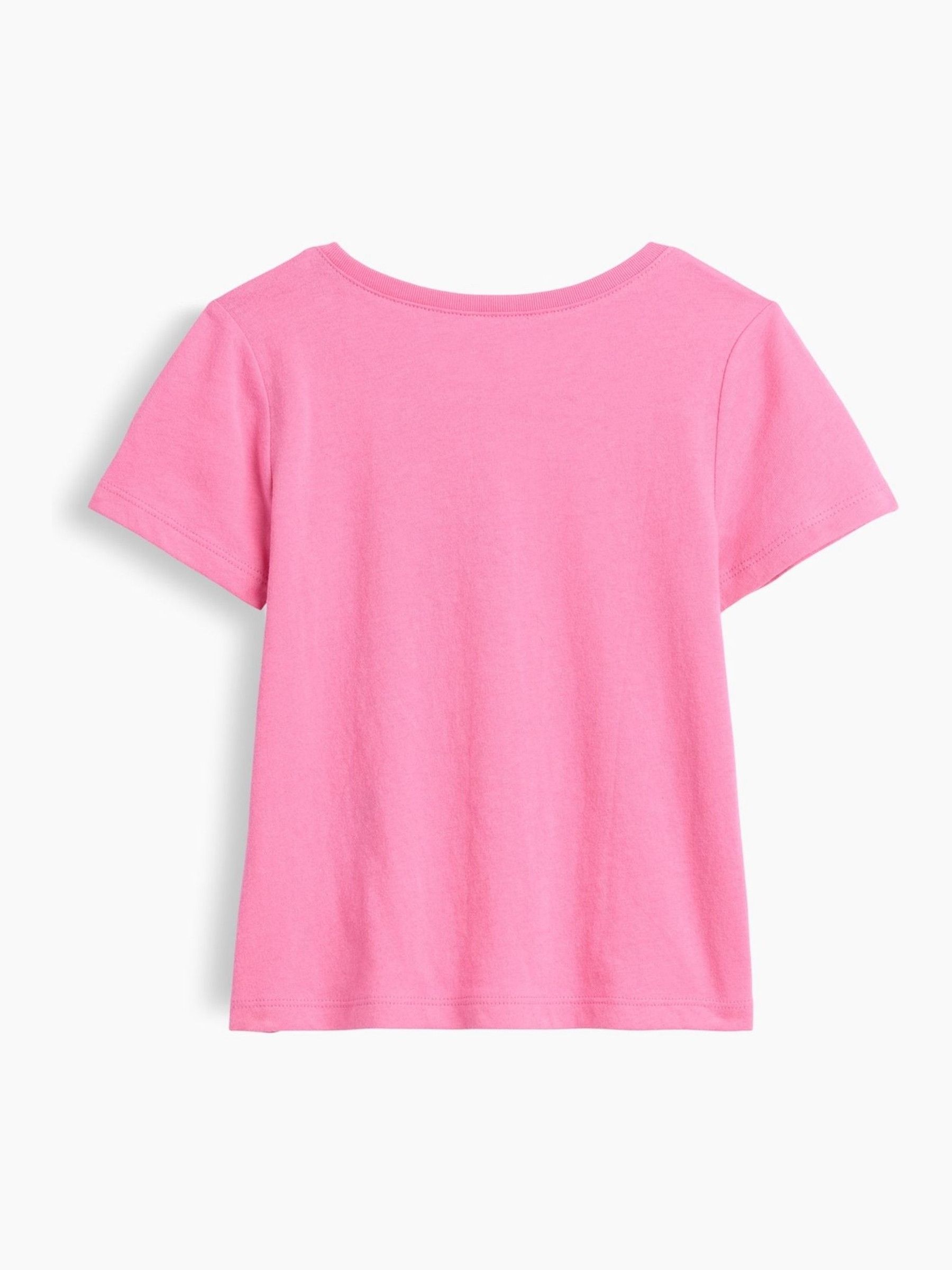 Pink Halloween Graphic Short Sleeve T-Shirt - Image 2 of 3