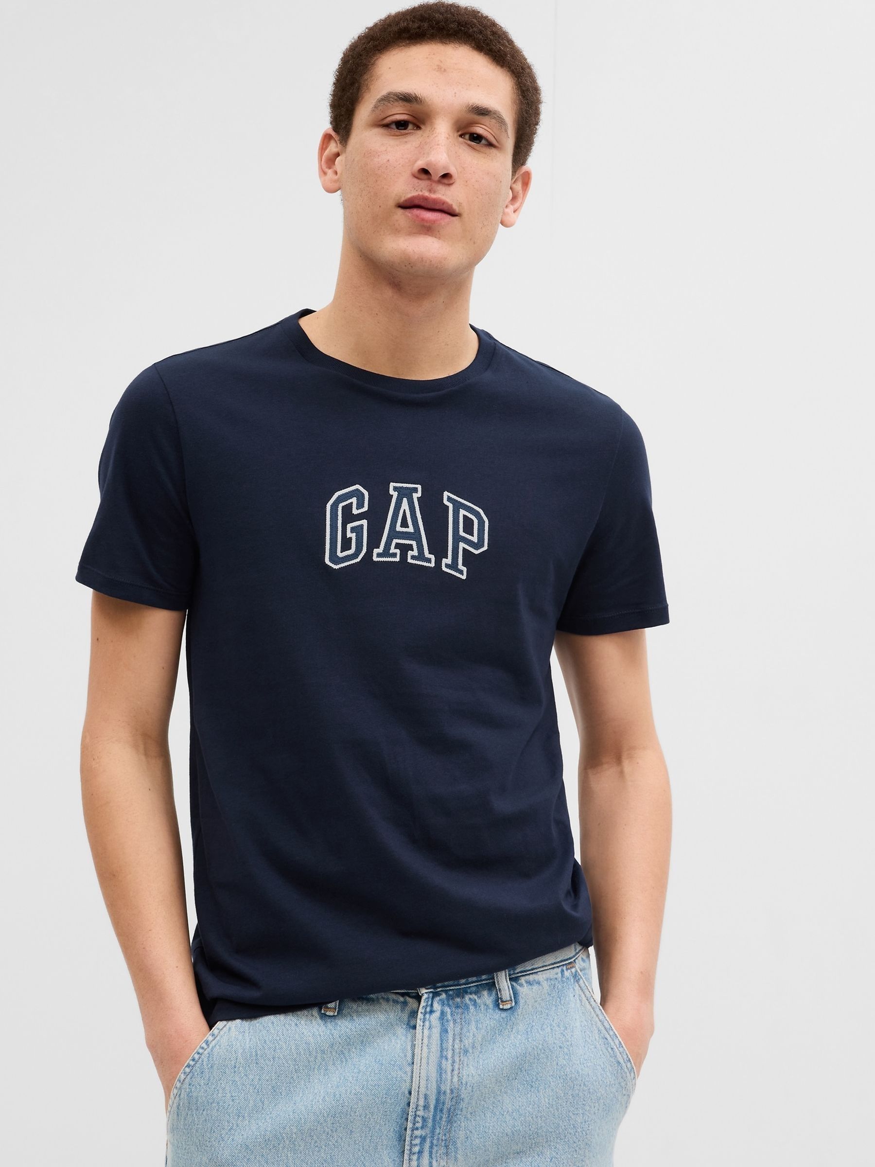 Navy Arch Logo T-Shirt - Image 1 of 1