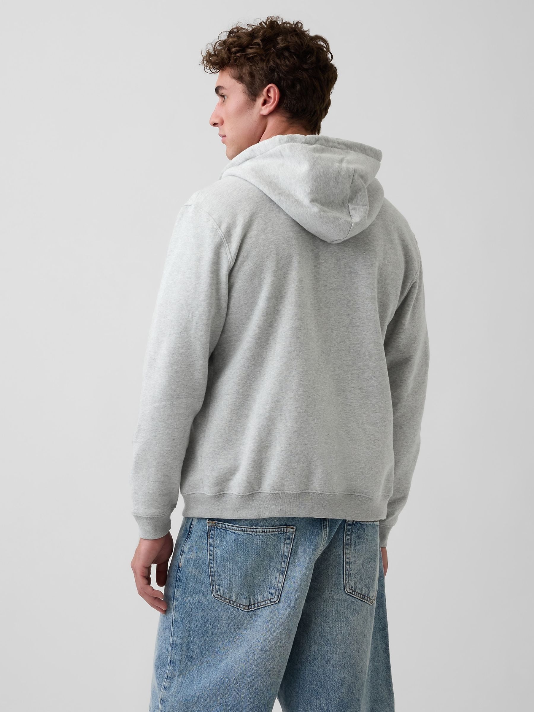 Grey VintageSoft Relaxed Zip Hoodie - Image 2 of 4