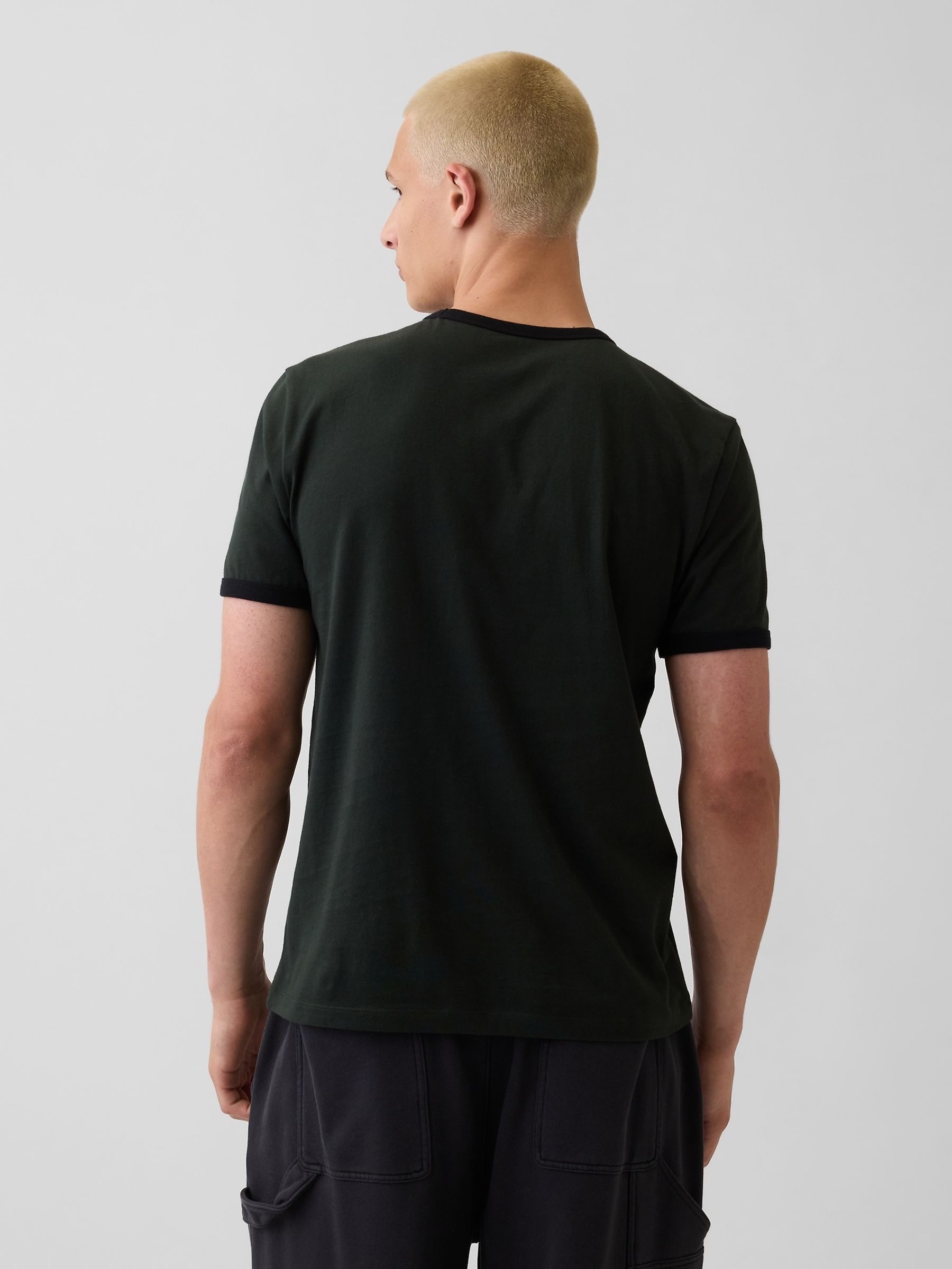 Dark Green Classic Short Sleeve T-Shirt - Image 2 of 4