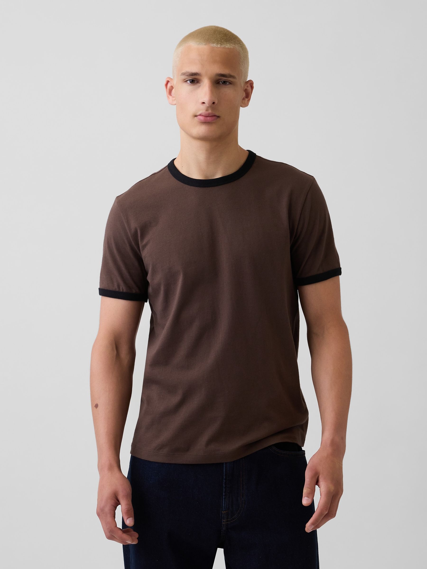 Brown Classic Short Sleeve T-Shirt - Image 1 of 4