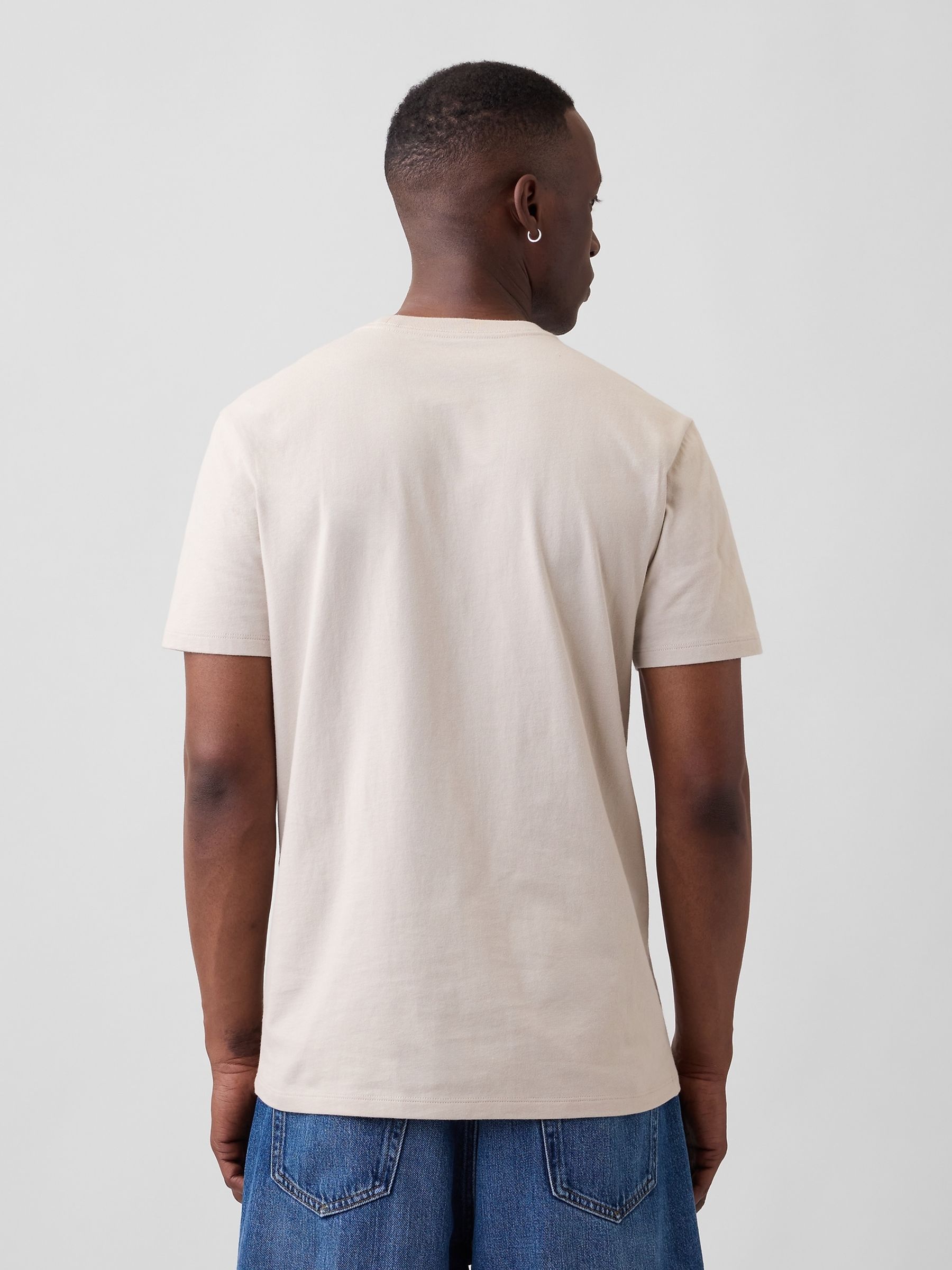 Cream Camo Everyday Soft Logo T-Shirt - Image 2 of 5