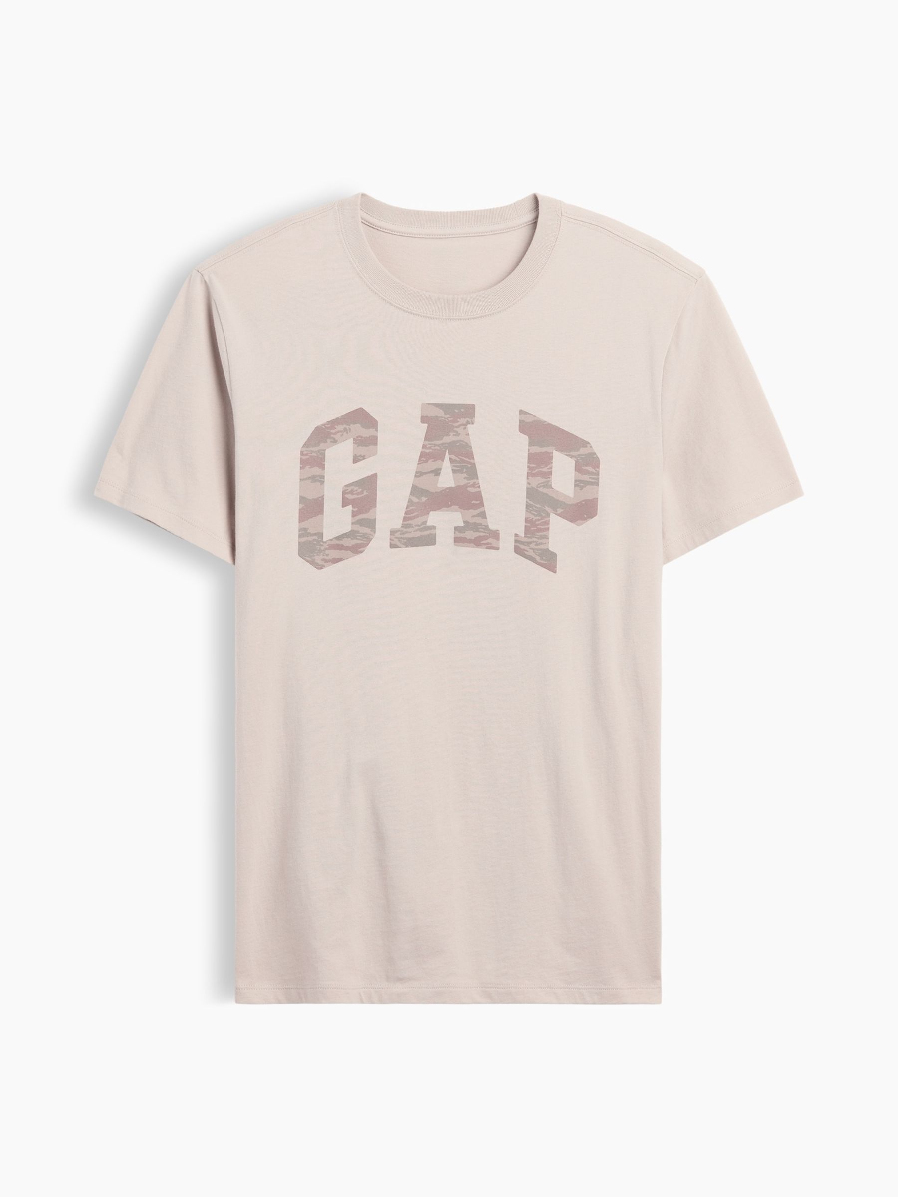 Cream Camo Everyday Soft Logo T-Shirt - Image 4 of 5