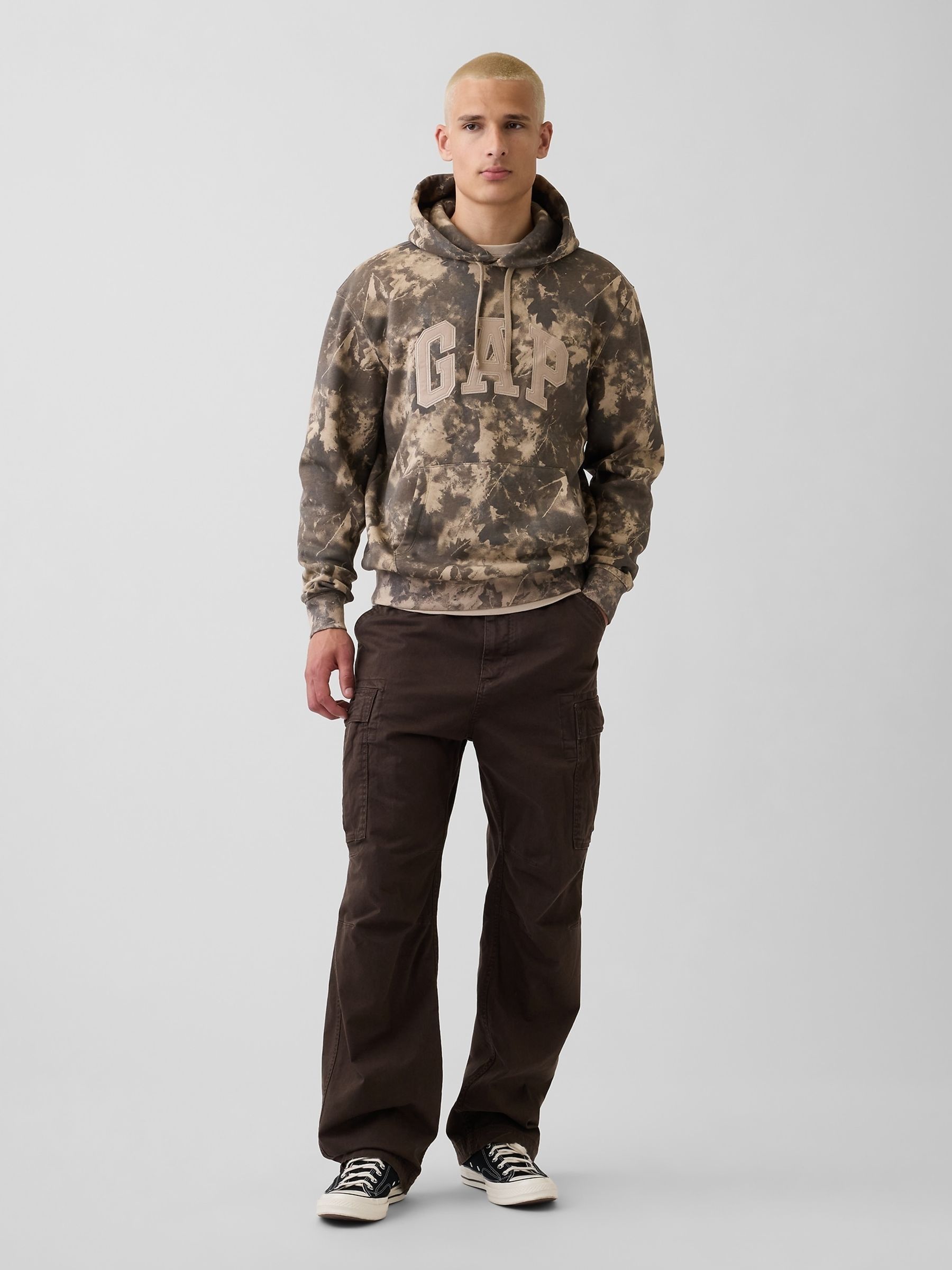 Brown Camo VintageSoft Arch Logo Hoodie - Image 3 of 4