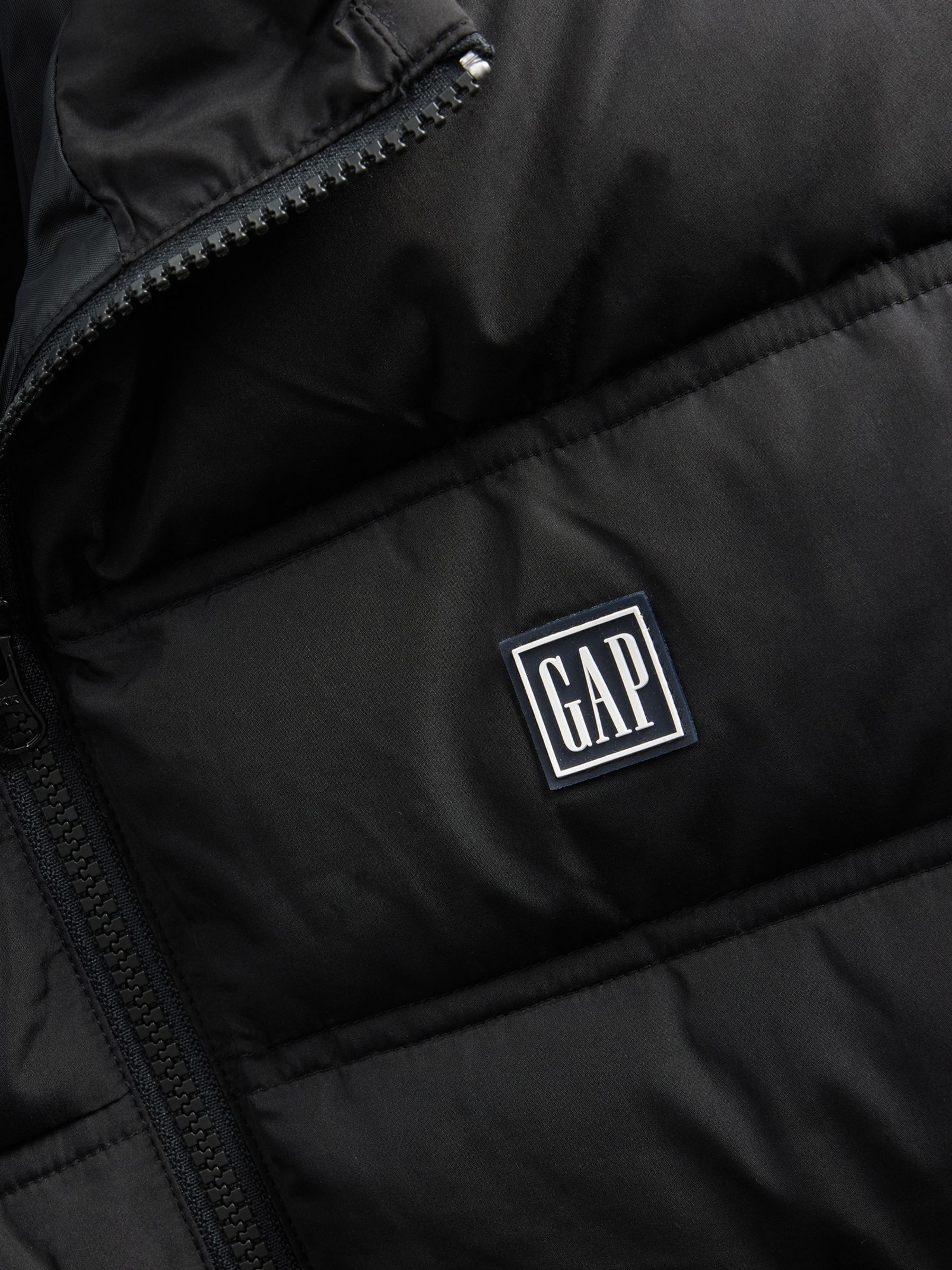 Black Relaxed Puffer Jacket - Image 4 of 4