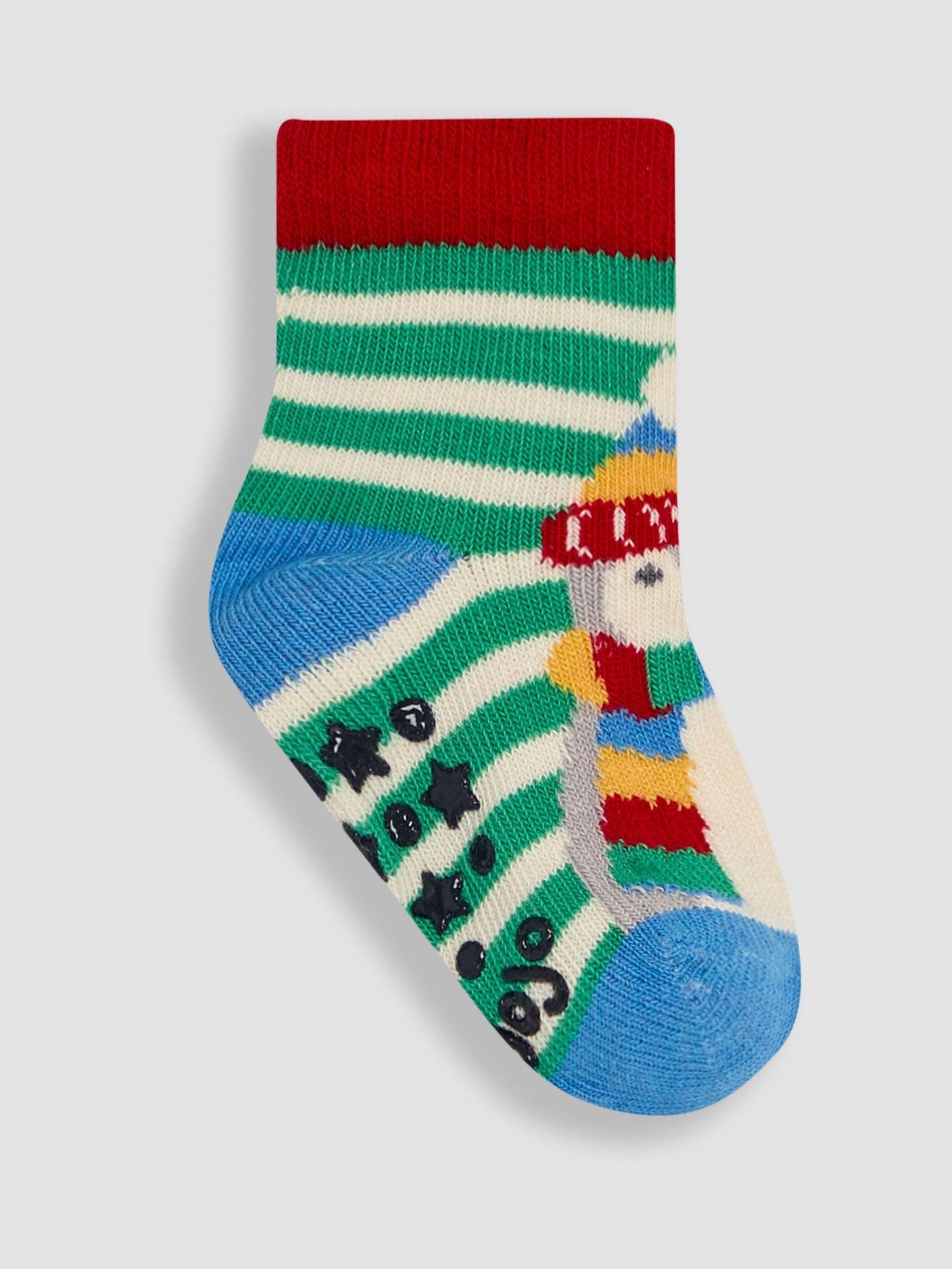 Multi Christmas Socks 3 Pack - Image 4 of 5