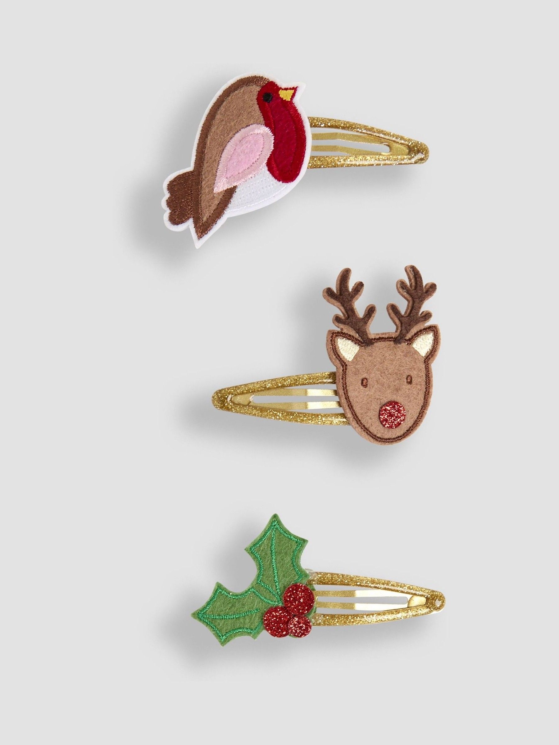 Multi 3-Pack Christmas Clips - Image 2 of 3