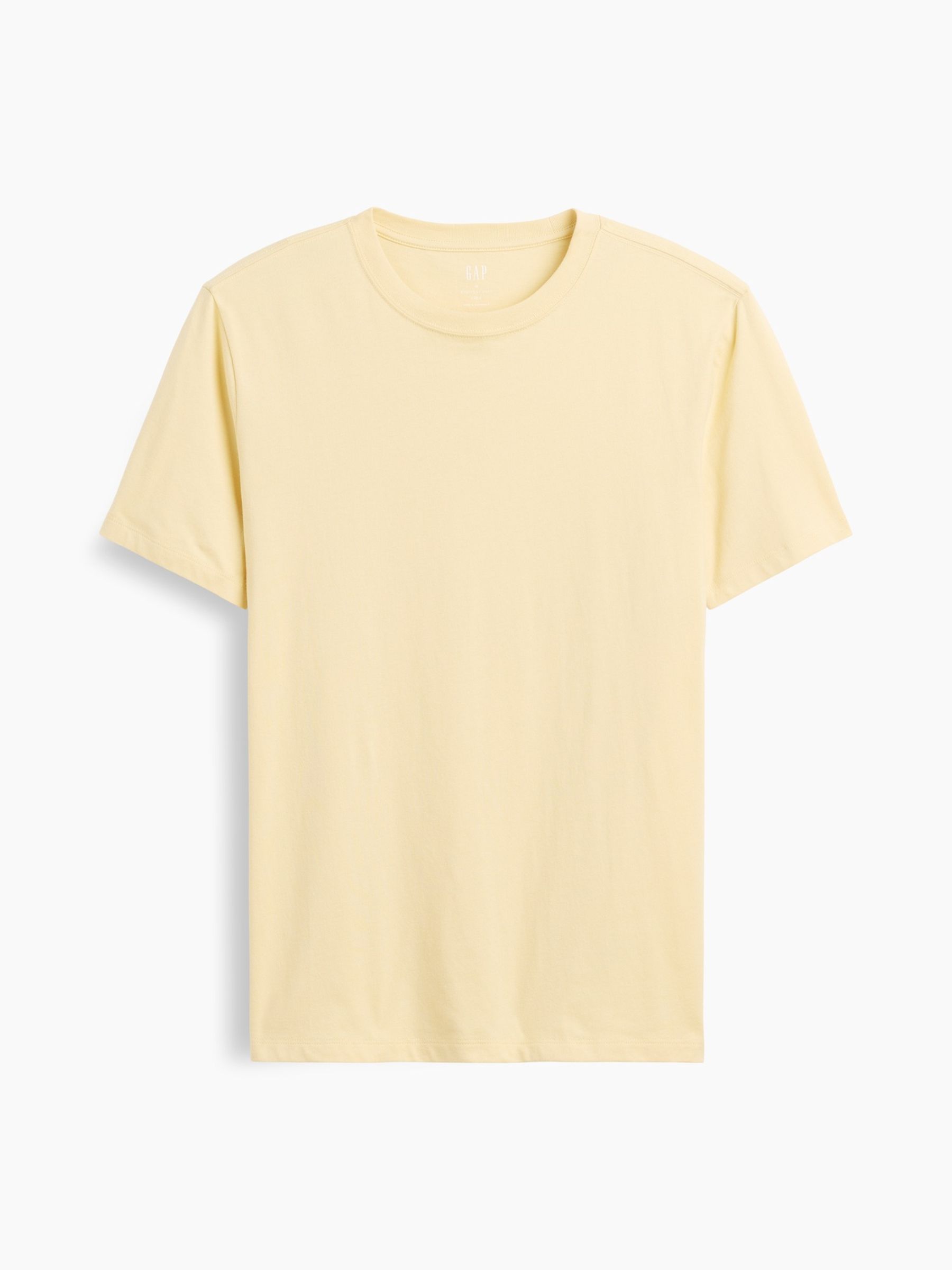 Yellow Everyday Soft Crew Neck T-Shirt - Image 4 of 5
