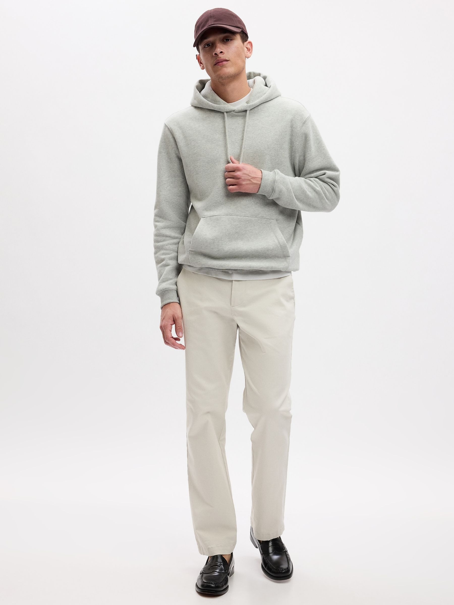 Cream Modern Straight Chinos - Image 1 of 6 Cream Modern Straight Chinos - Image 1 of 6