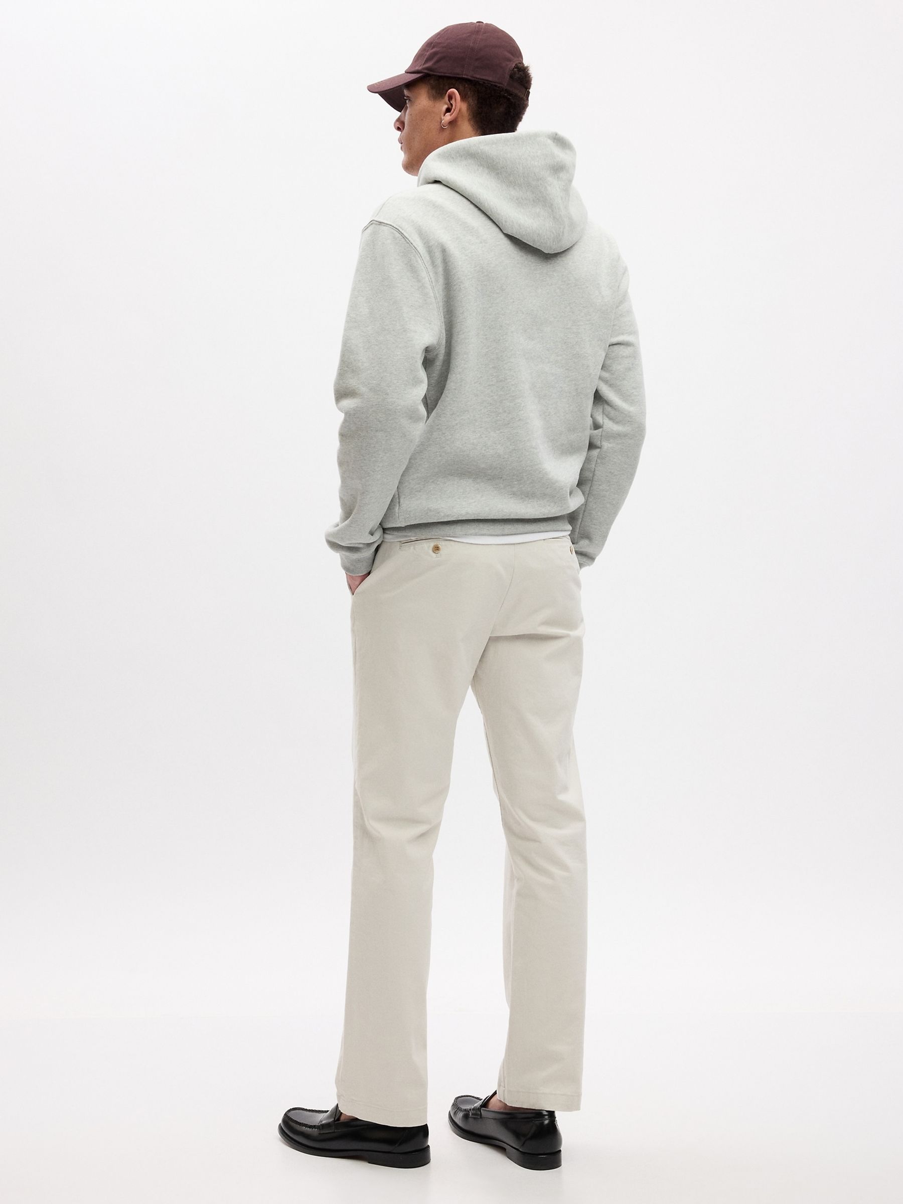 Cream Modern Straight Chinos - Image 2 of 6