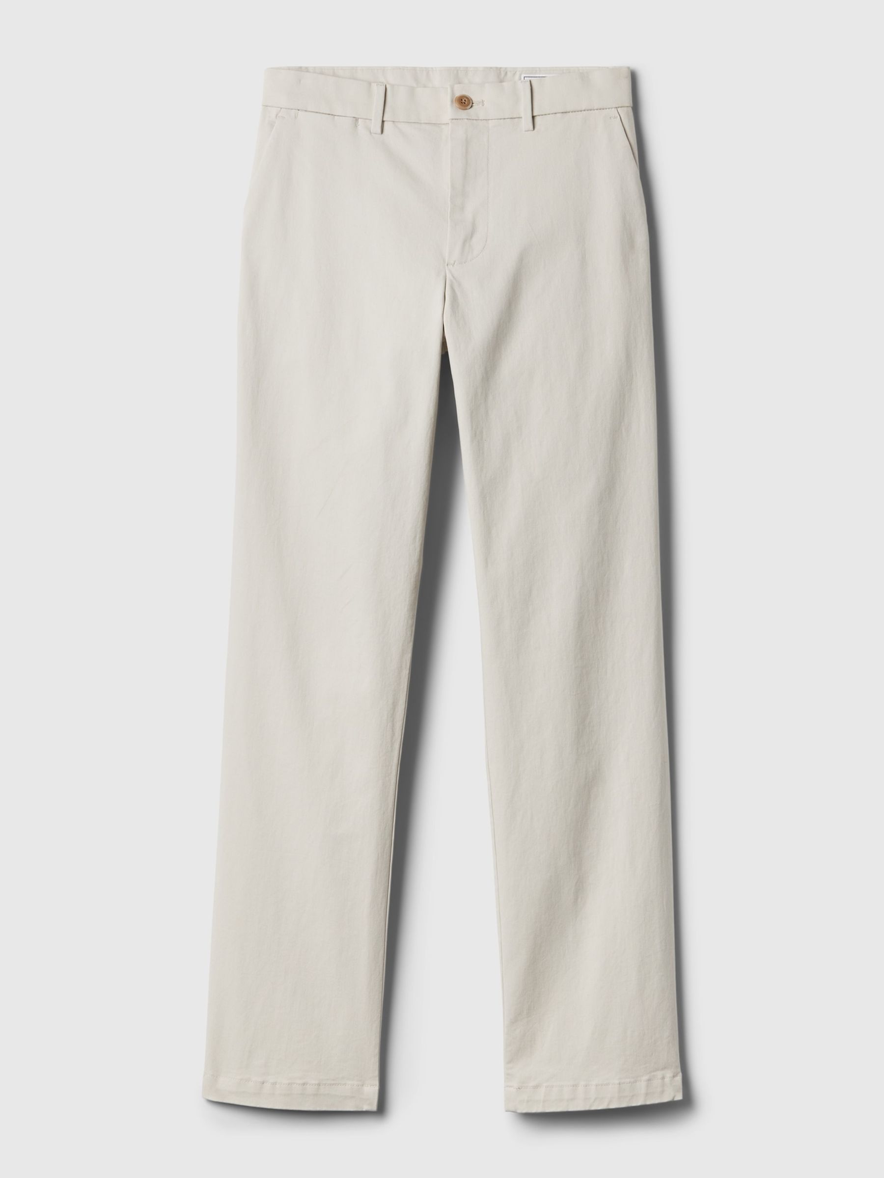 Cream Modern Straight Chinos - Image 5 of 6