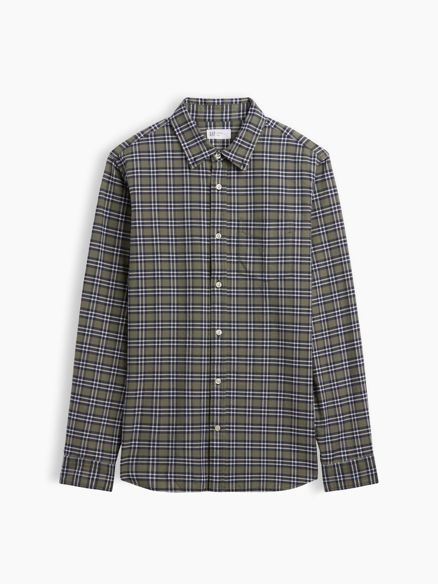 Green/Blue Check Oxford Shirt - Image 5 of 5 Green/Blue Check Oxford Shirt - Image 5 of 5