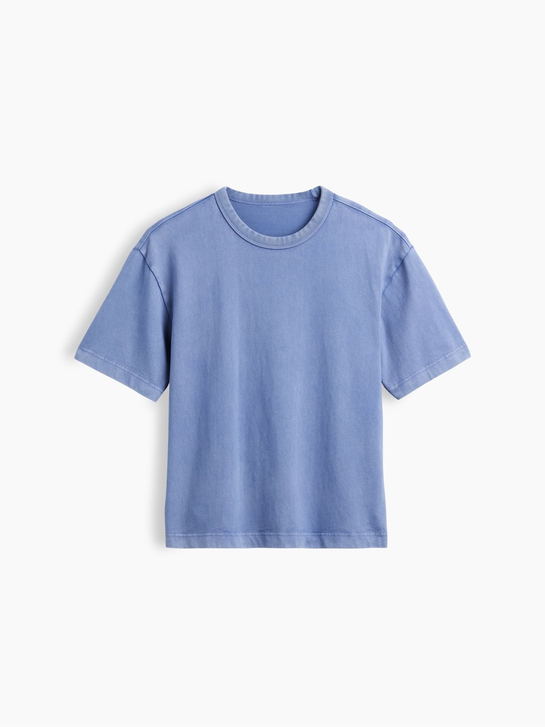 Blue Heavyweight Boxy T-Shirt - Image 5 of 5
