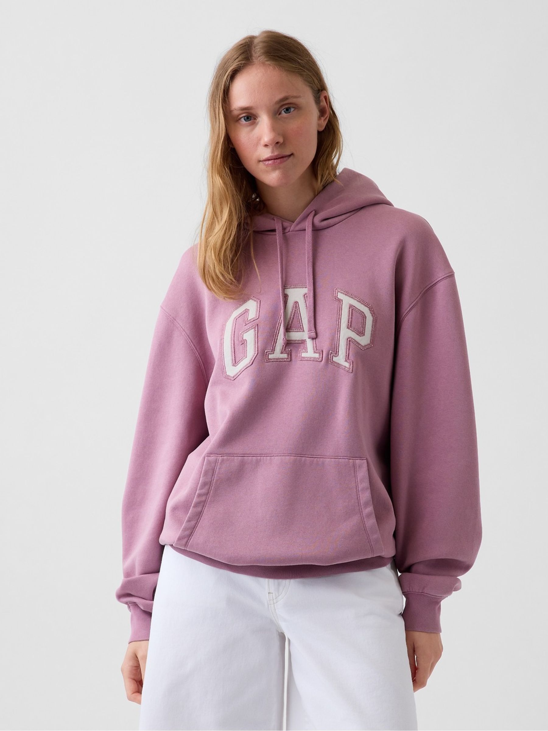 Pink Relaxed Logo Hoodie - Image 5 of 6