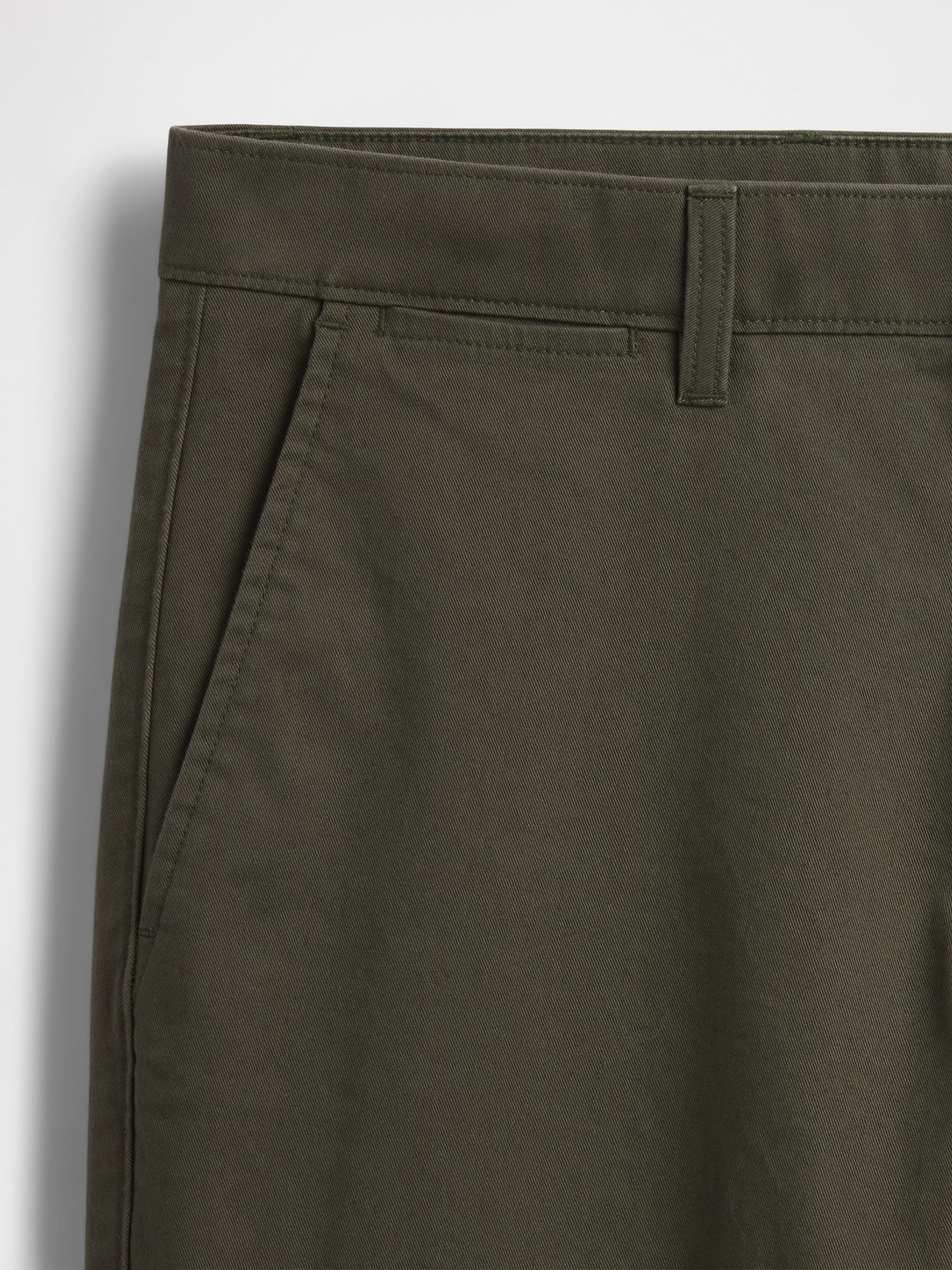 Green Modern Straight Chinos - Image 6 of 6