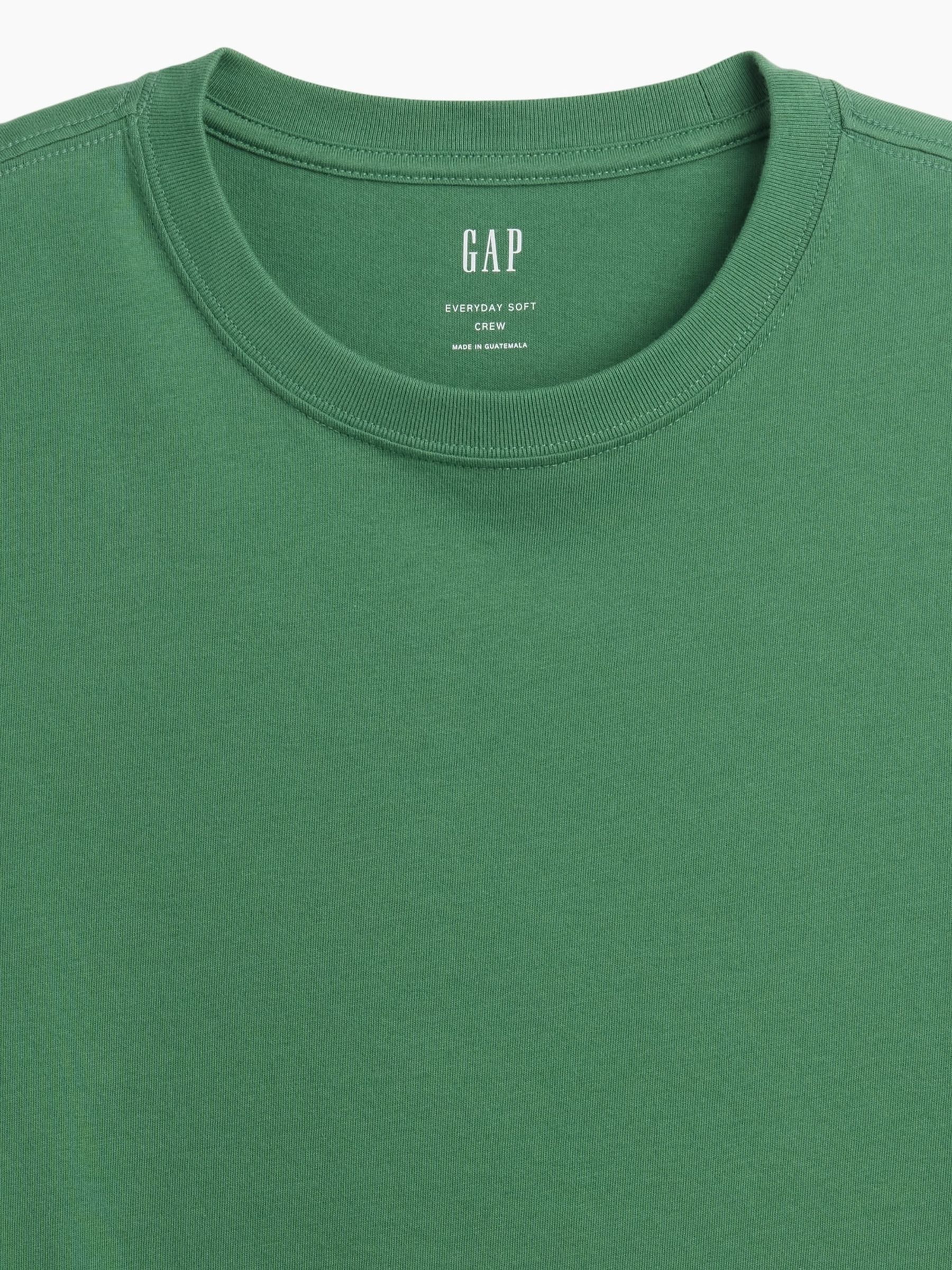 Green EverydaySoft Crew Neck T-Shirt - Image 5 of 5 Green EverydaySoft Crew Neck T-Shirt - Image 5 of 5