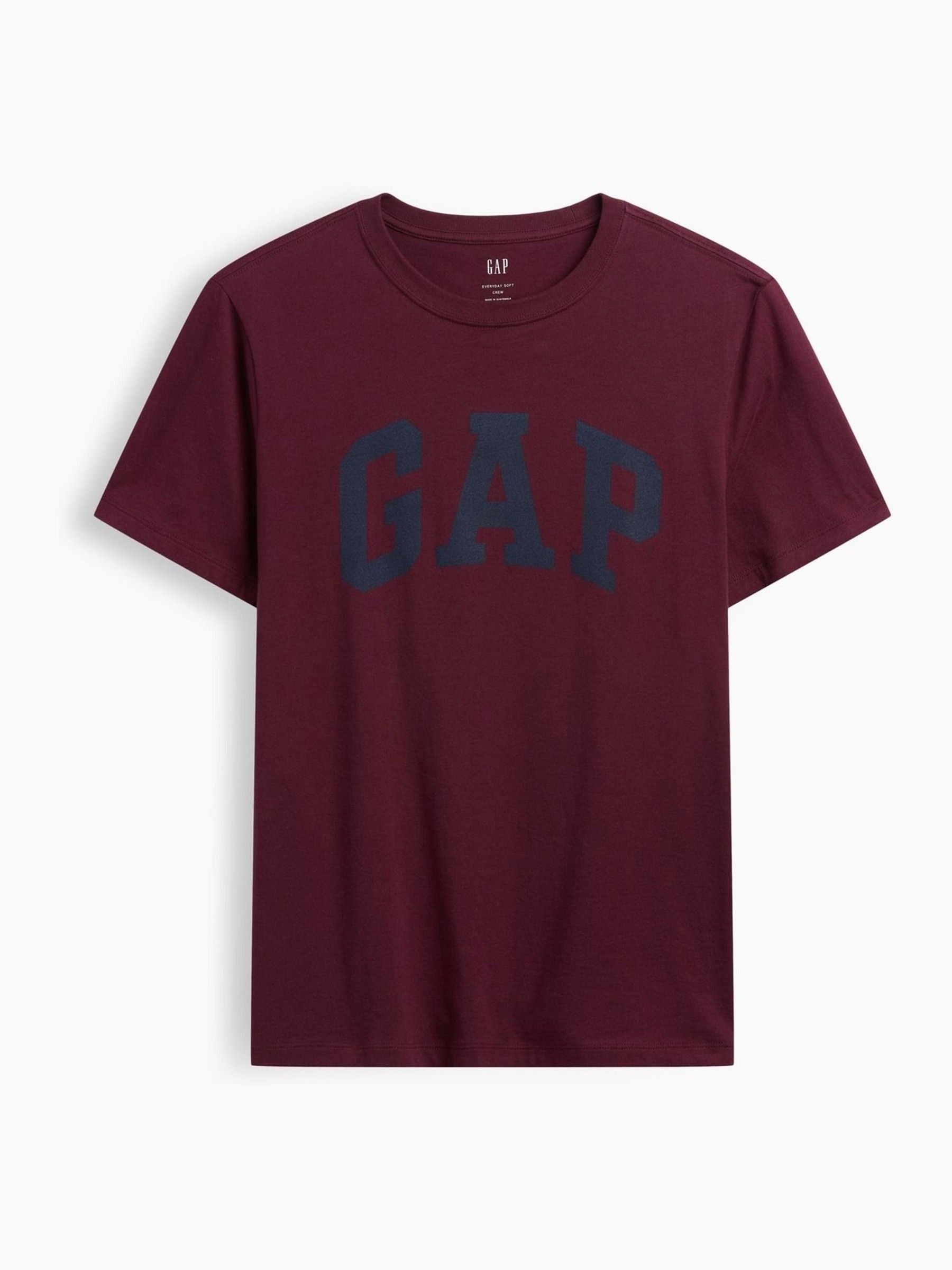 Burgundy Red Everyday Soft Logo T-Shirt - Image 4 of 5