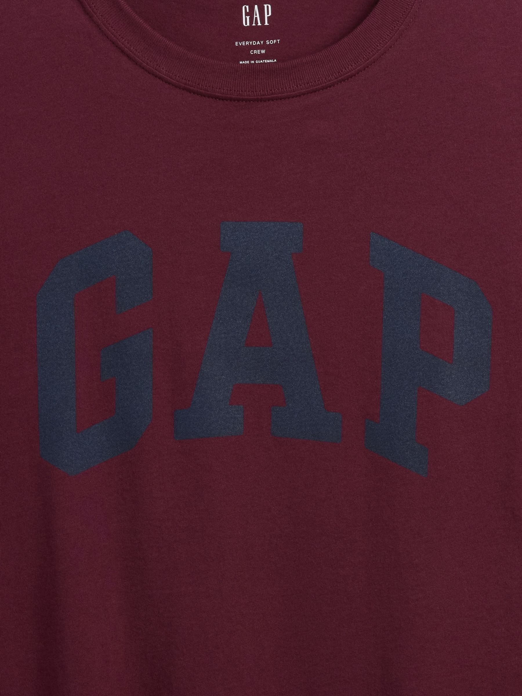 Burgundy Red Everyday Soft Logo T-Shirt - Image 5 of 5 Burgundy Red Everyday Soft Logo T-Shirt - Image 5 of 5