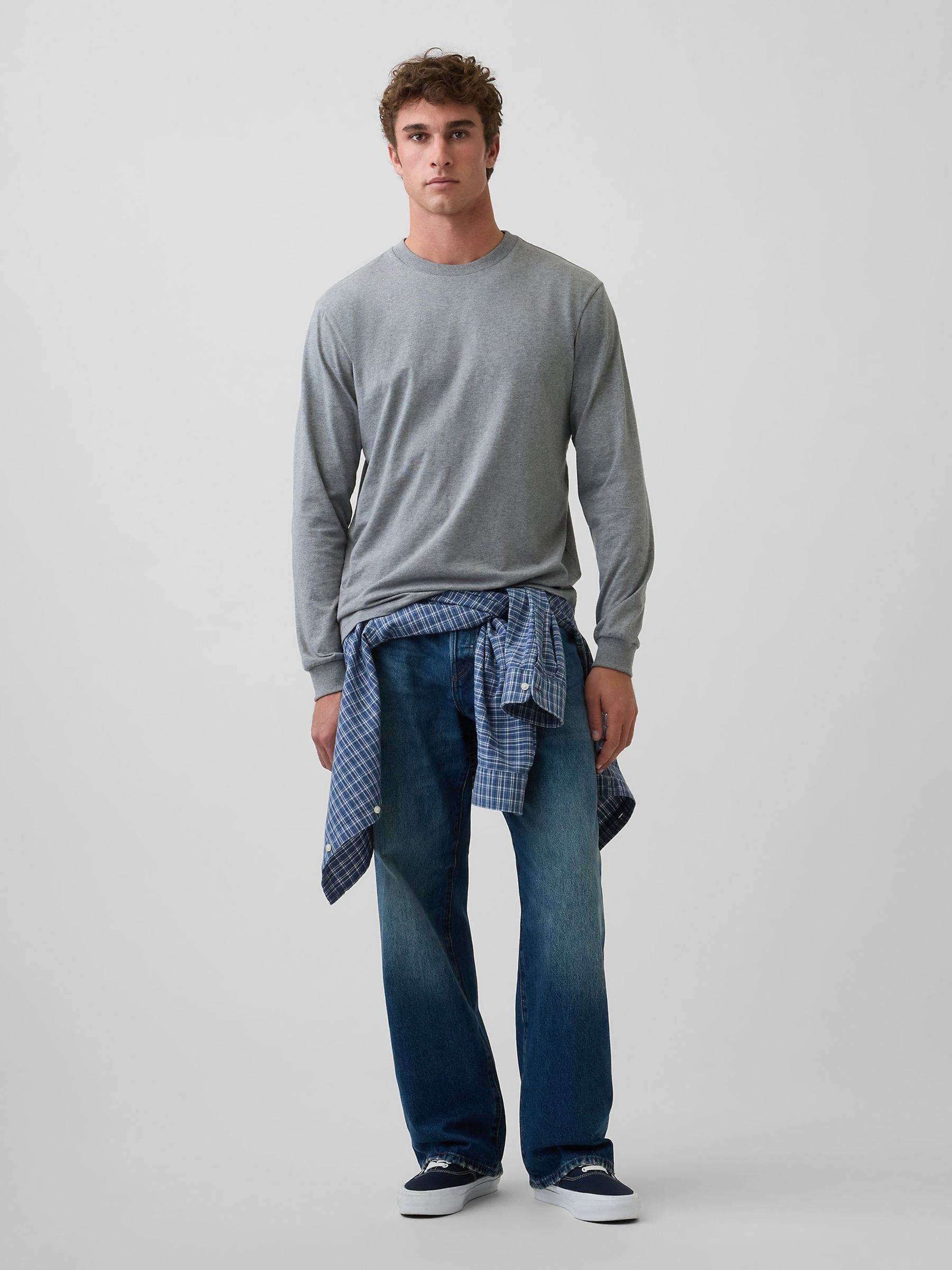 Grey Long Sleeve T-Shirt - Image 3 of 4