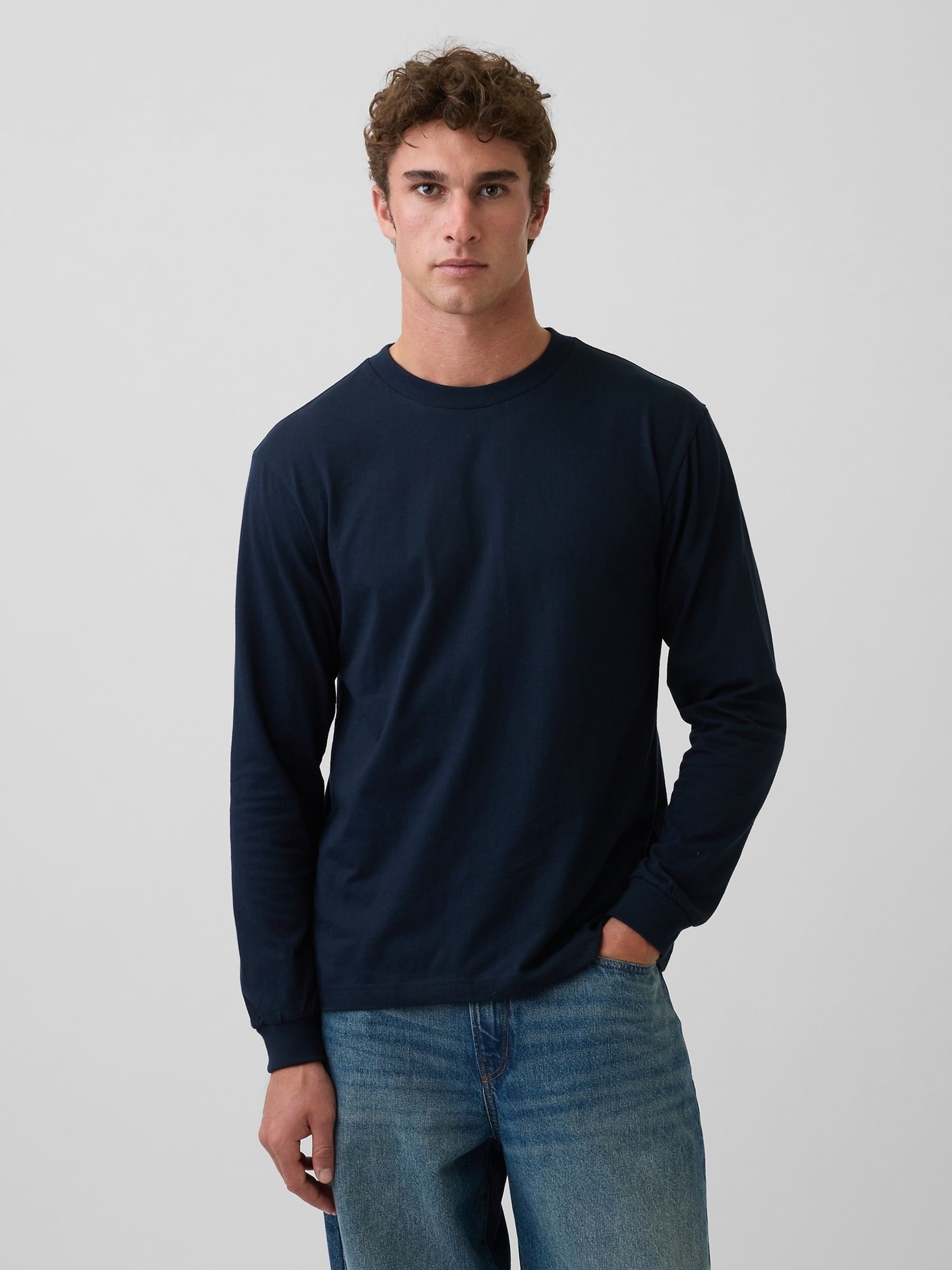 Navy Long Sleeve T-Shirt - Image 1 of 3