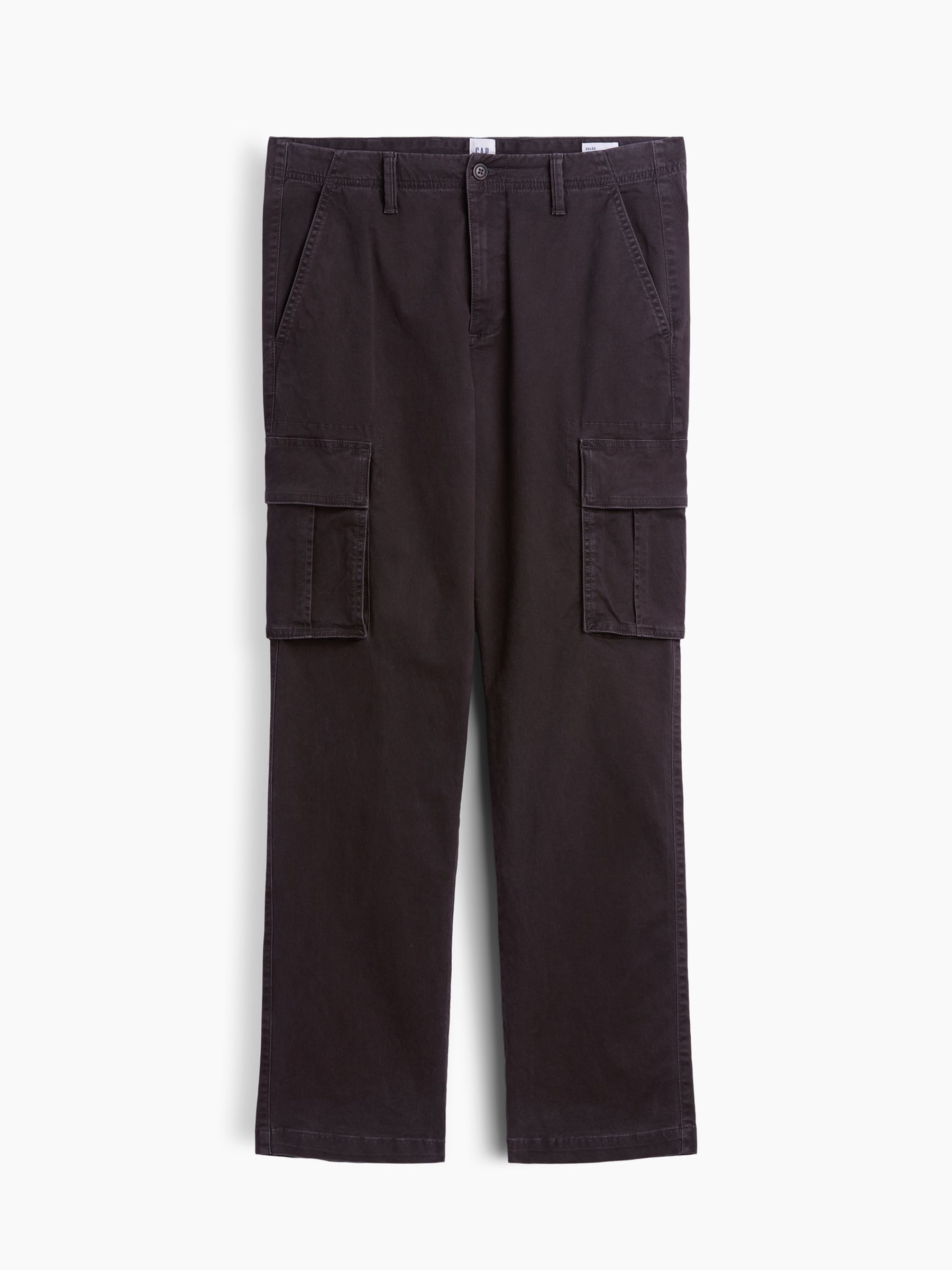 Dark Brown Essential Straight Cargo Trousers - Image 6 of 6 Dark Brown Essential Straight Cargo Trousers - Image 6 of 6