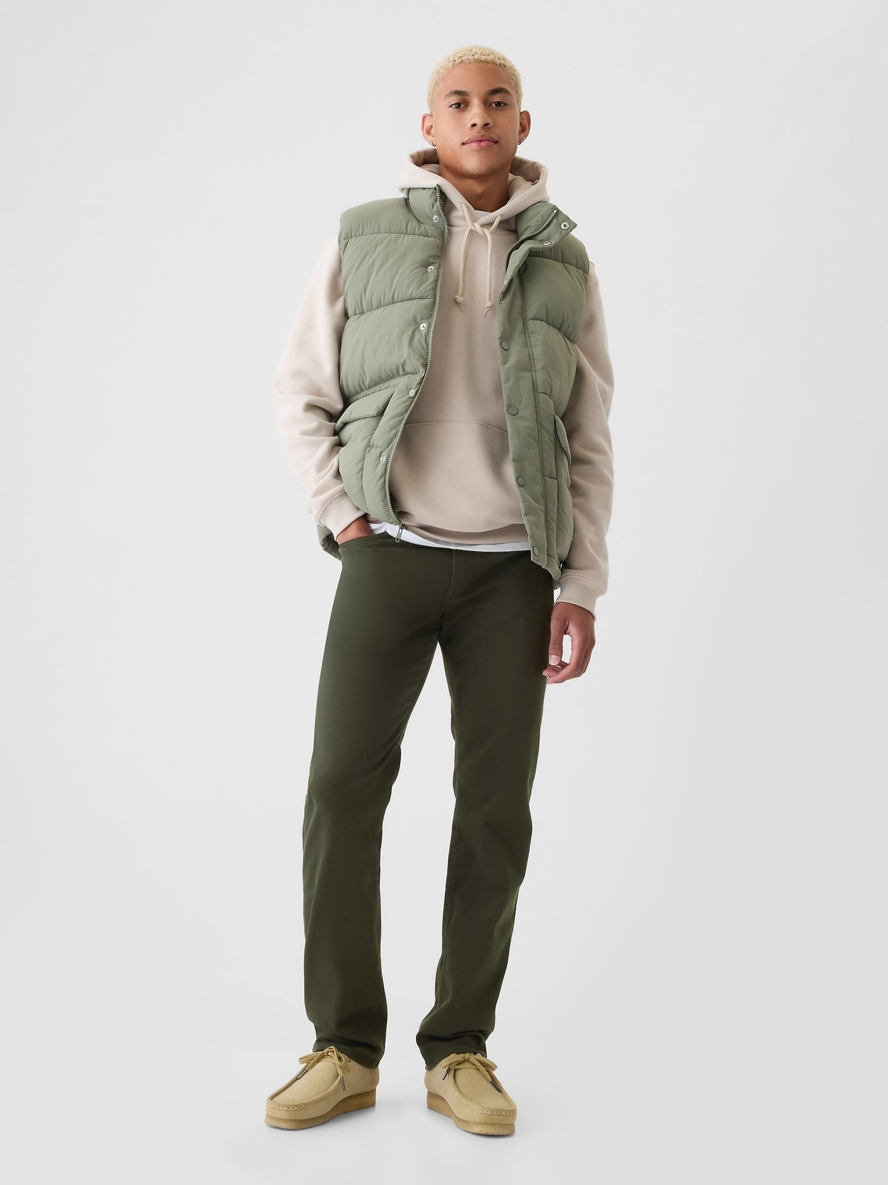 Green Straight City Jeans - Image 4 of 5