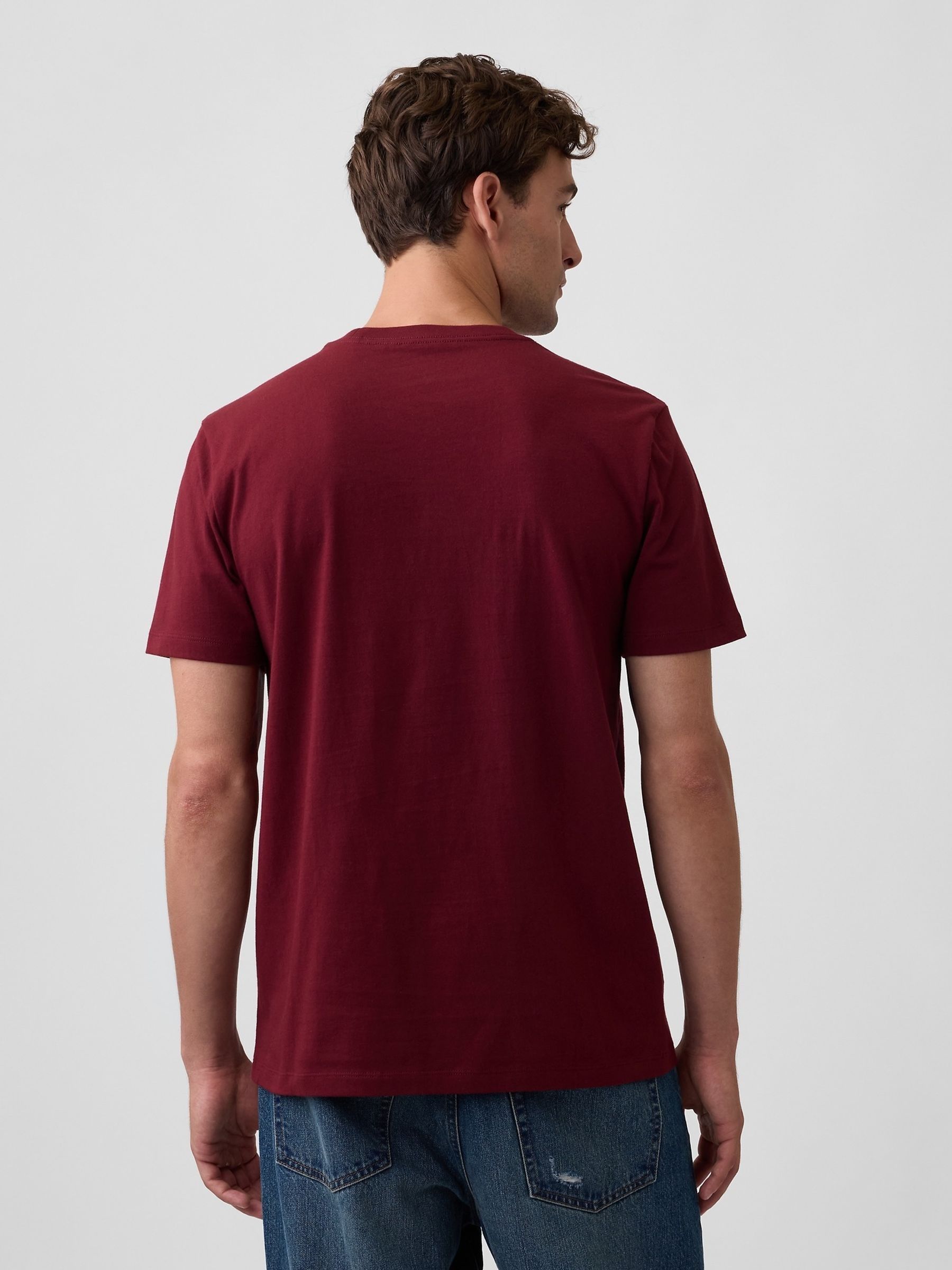 Brown Everyday Soft Mini Logo Short Sleeve T-Shirt - Image 2 of 4