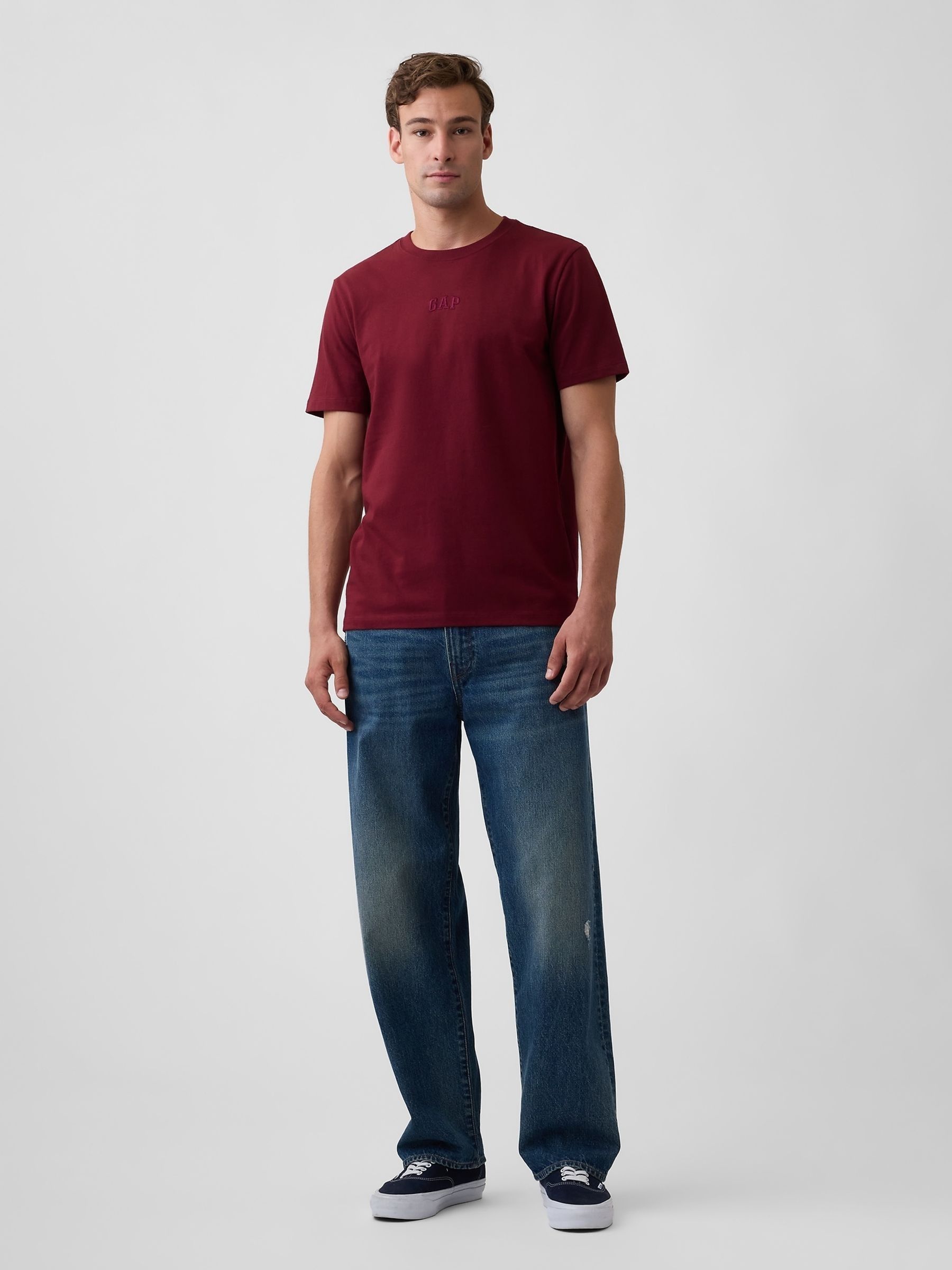 Brown Everyday Soft Mini Logo Short Sleeve T-Shirt - Image 3 of 4