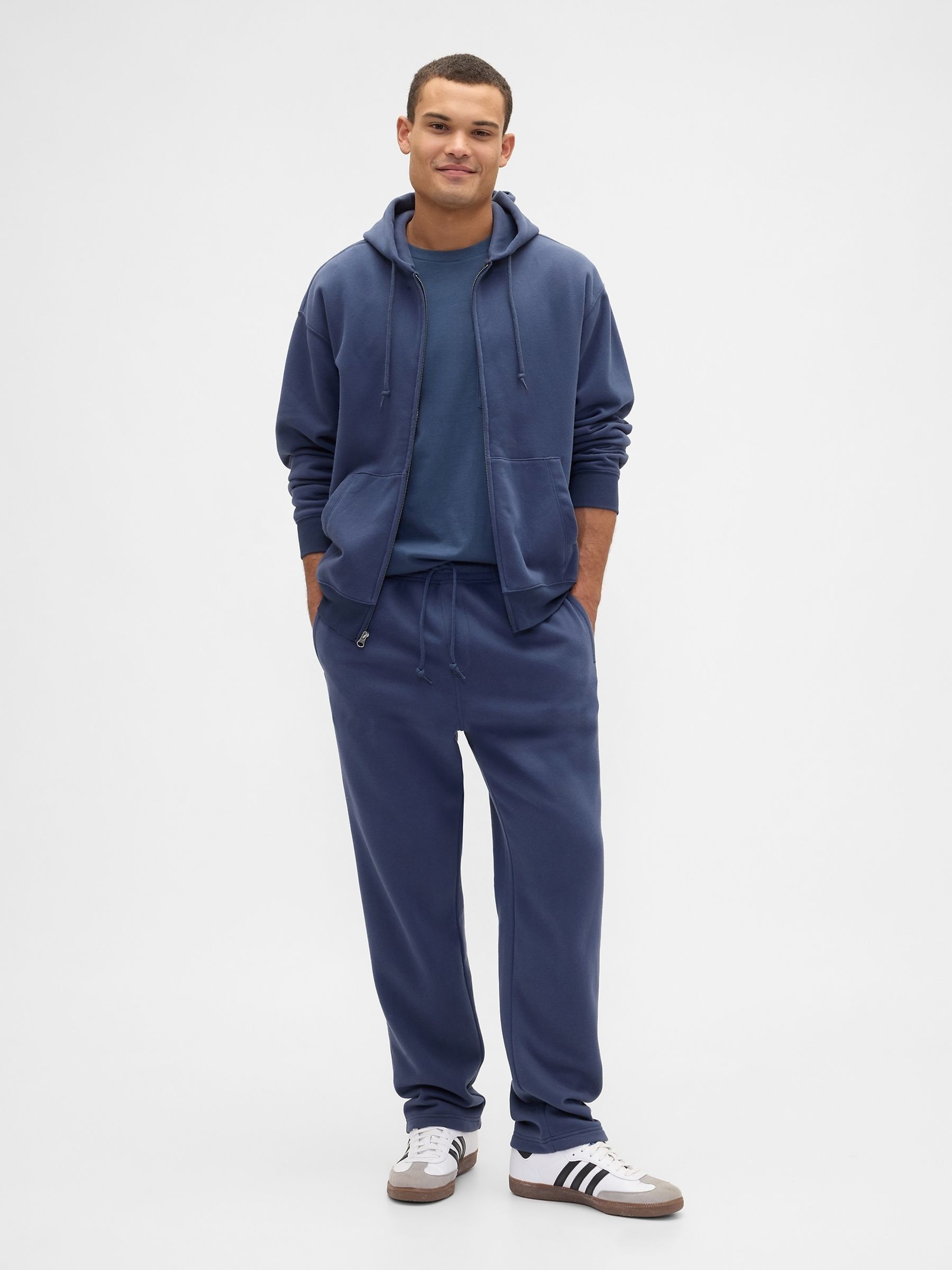 Blue VintageSoft Straight Leg Joggers - Image 3 of 4