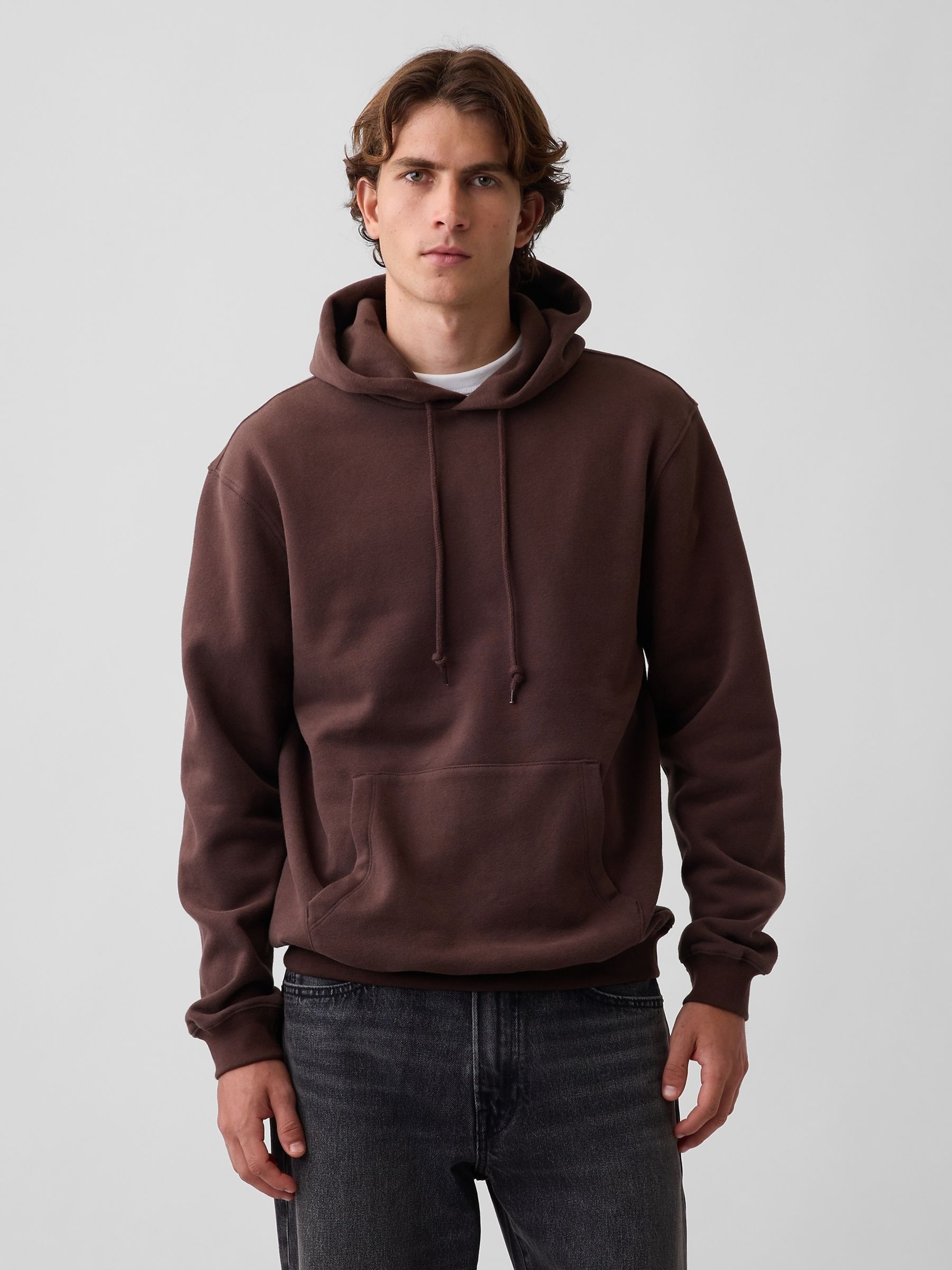 Brown VintageSoft Relaxed Hoodie - Image 1 of 4