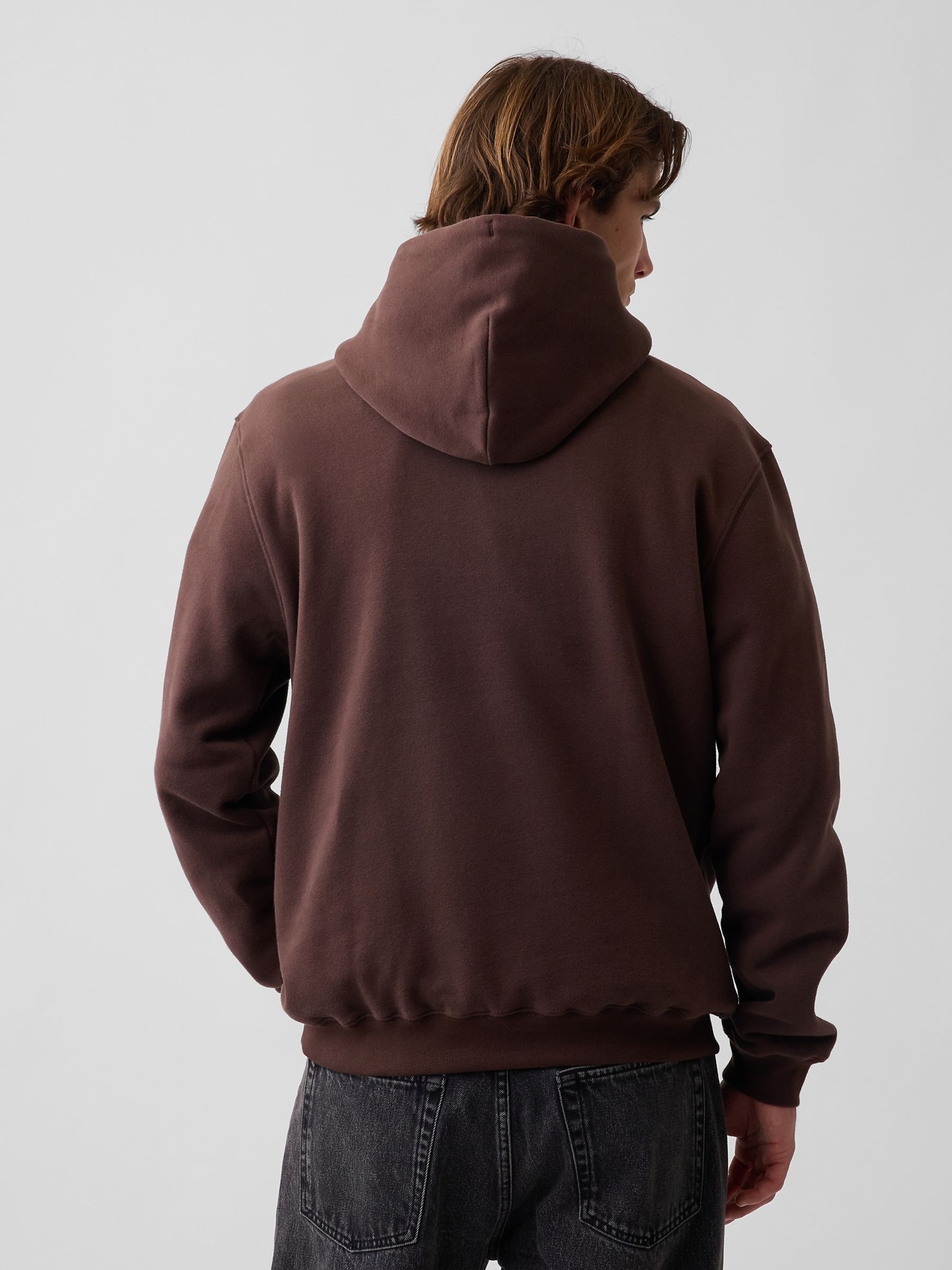 Brown VintageSoft Relaxed Hoodie - Image 2 of 4