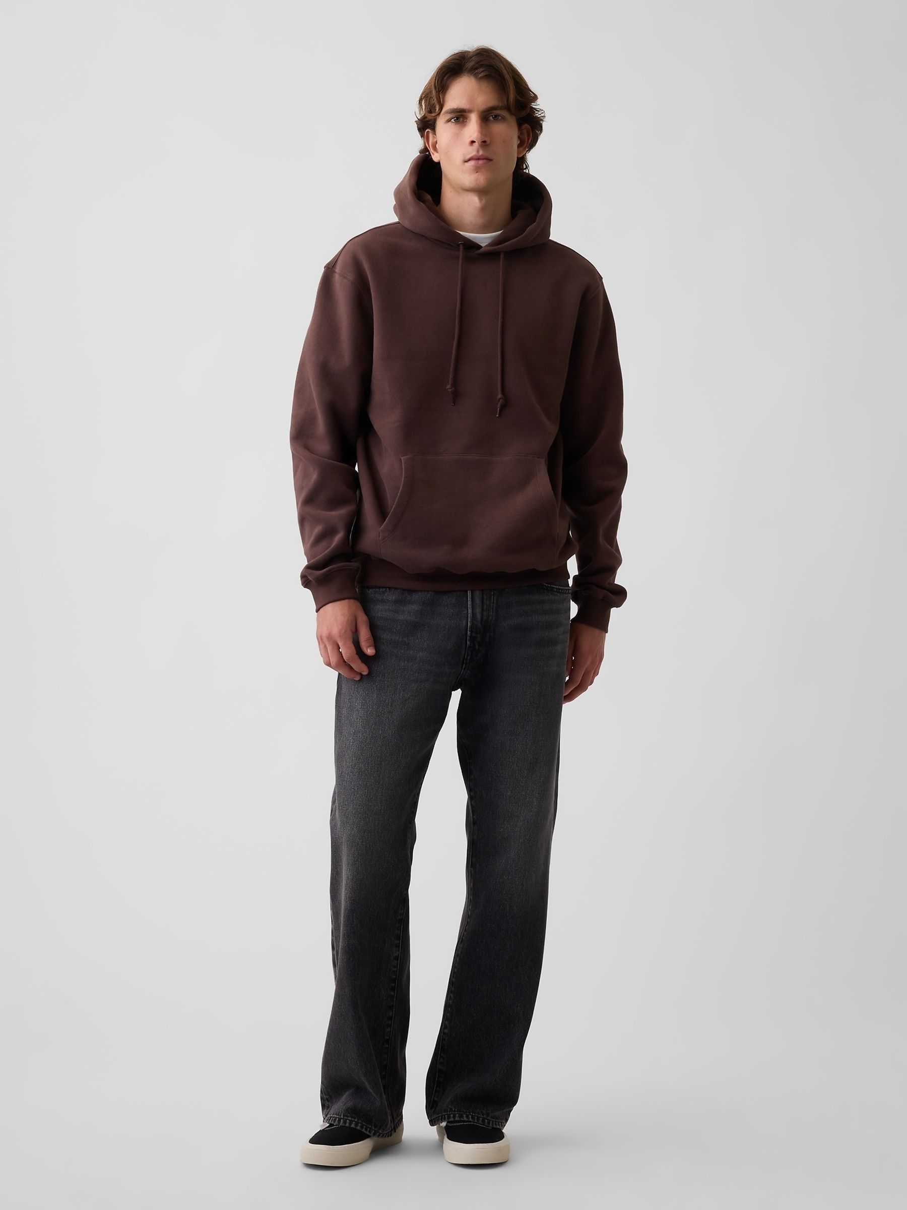 Brown VintageSoft Relaxed Hoodie - Image 3 of 4