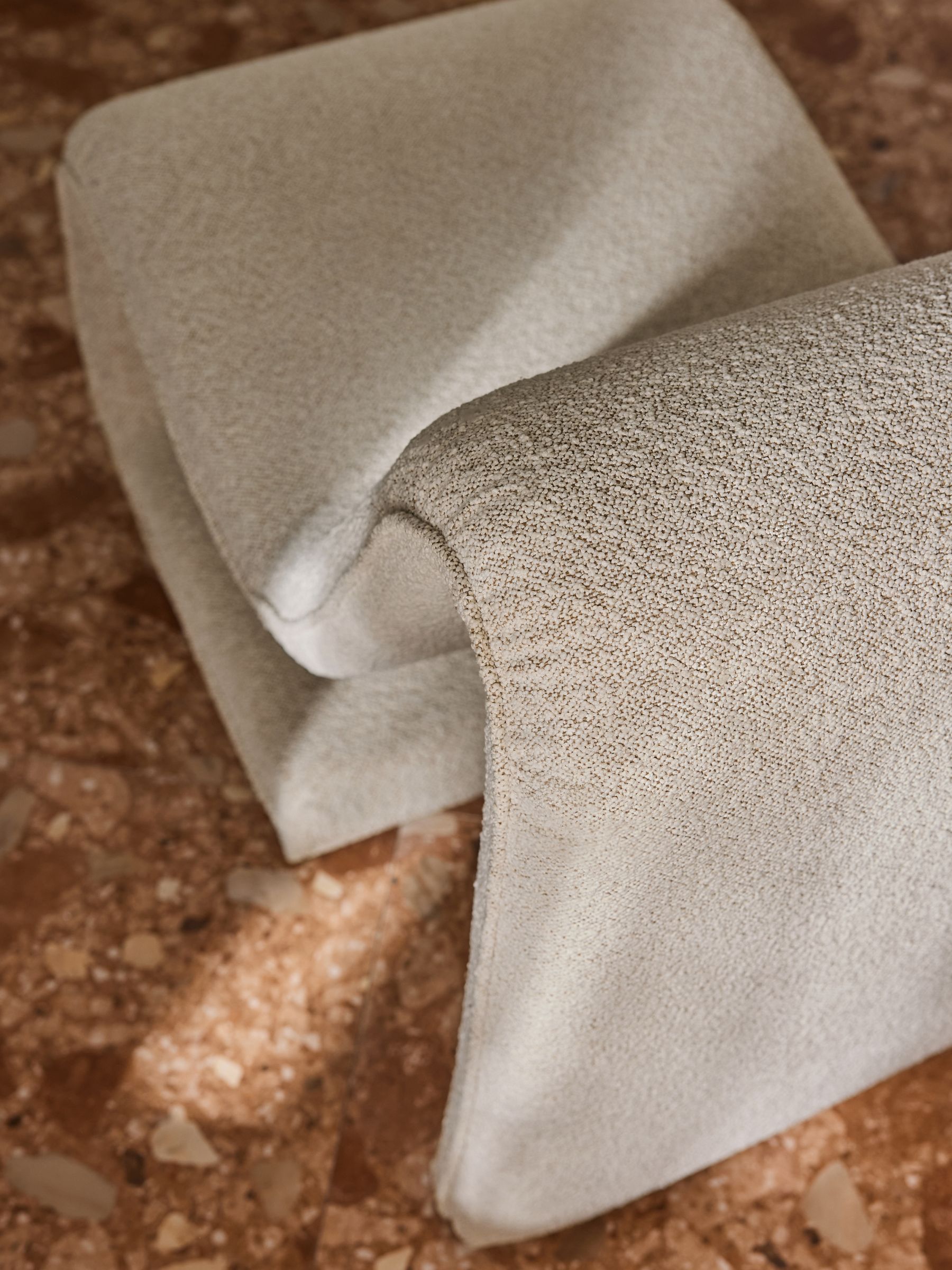Wexler Chair in Off White Pax Boucle - Image 4 of 7